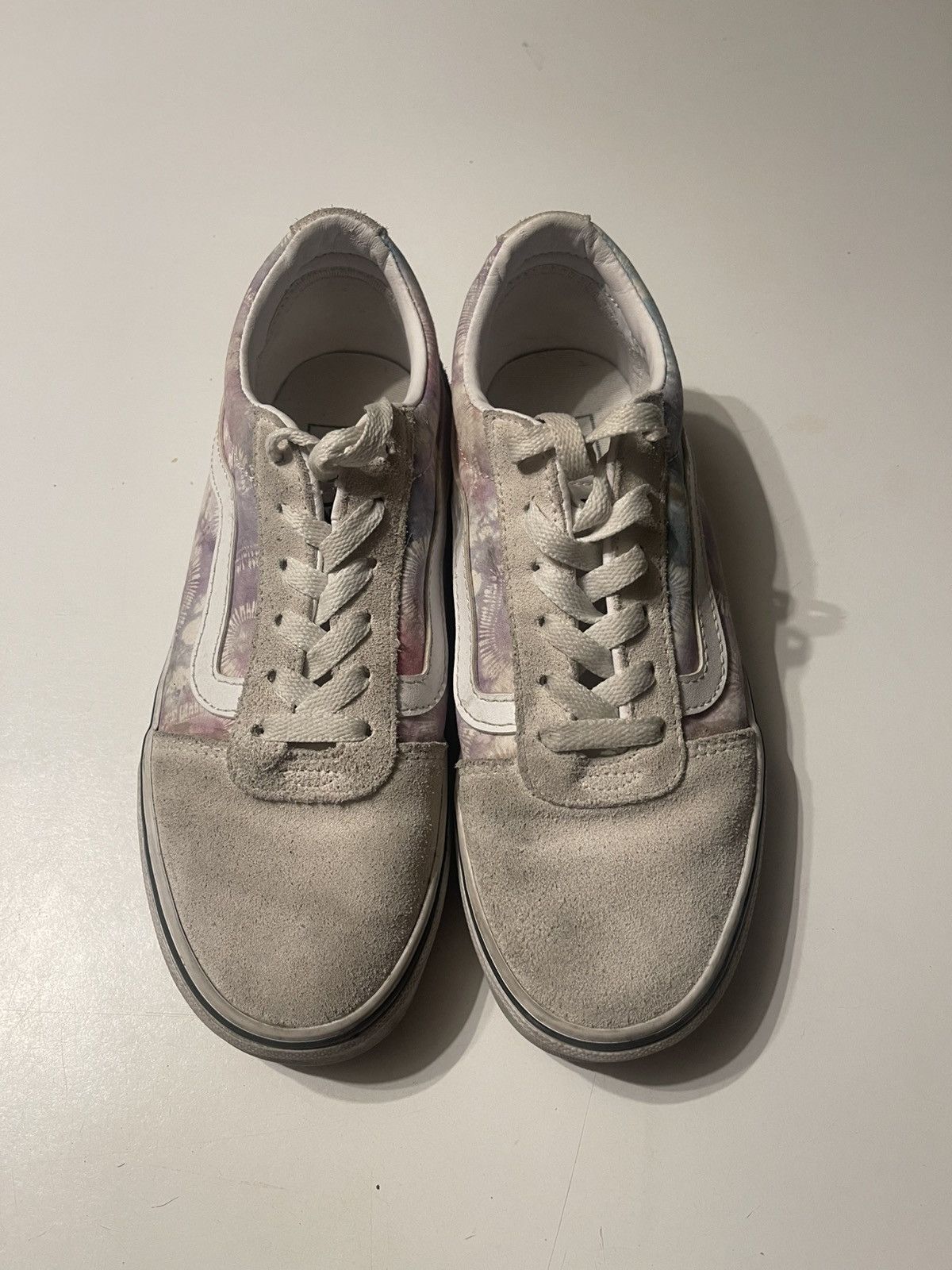 Vans Vans Ward Low Top Women’s Suede Heart Tie Dye Skater Shoes Size US 6.5 / IT 36.5 - 2 Thumbnail