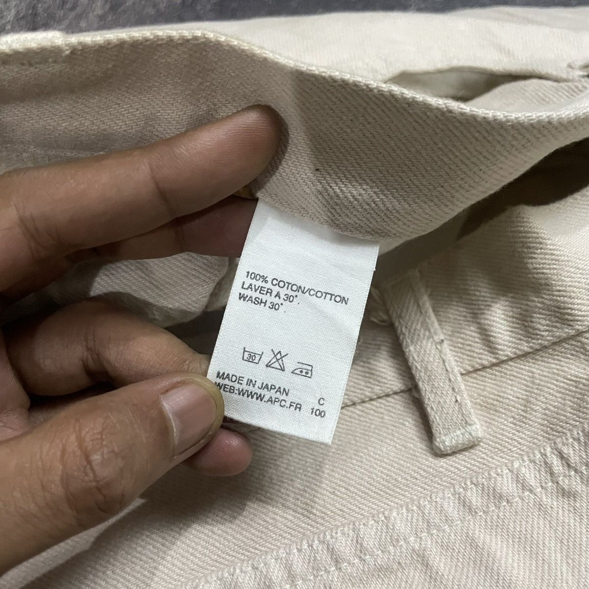 A.P.C. × Japanese Brand 2000s A.P.C selvedge pants Size US 32 / EU 48 - 6 Thumbnail