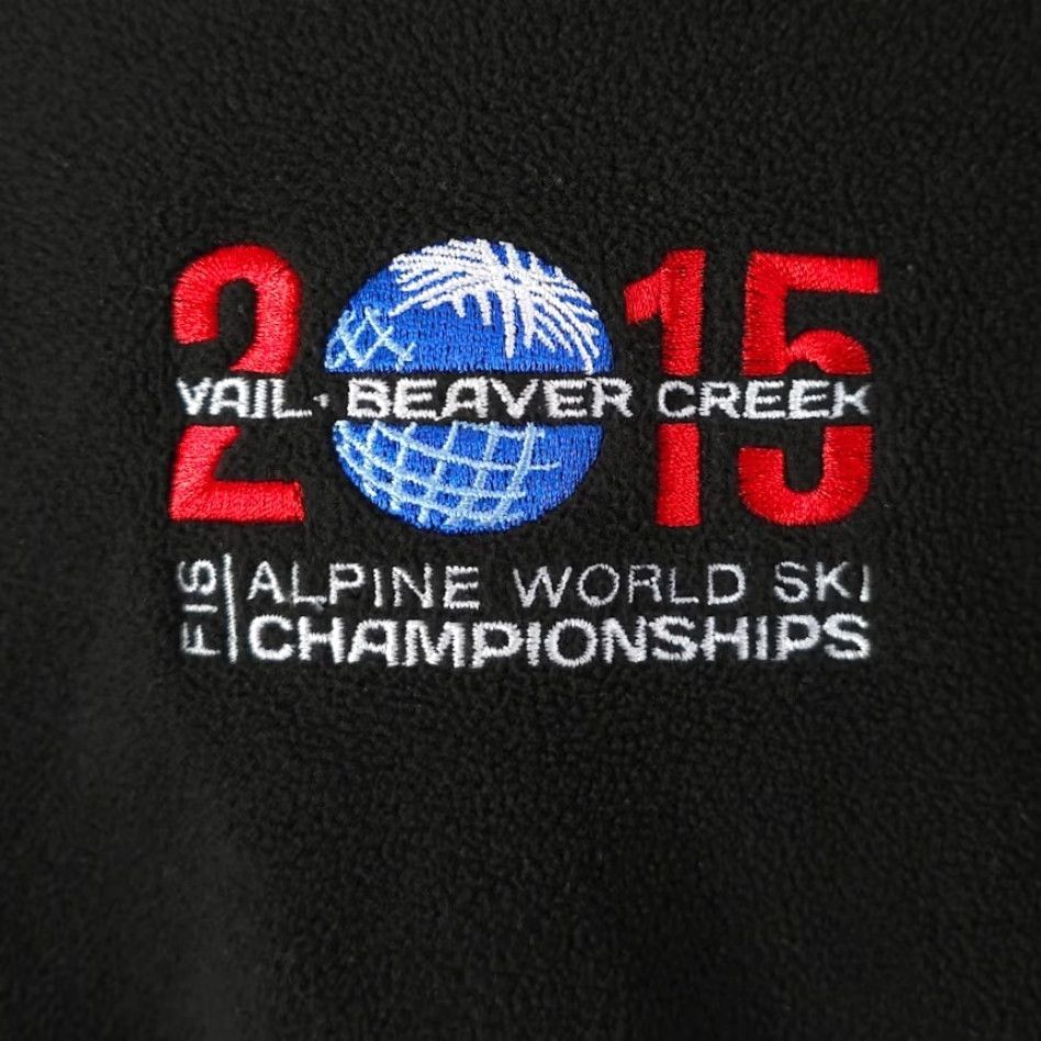 Vintage 2015 FIS Alpine World Ski Championships Storm Creek Fleece Jacket Mens XL Black Size US XL / EU 56 / 4 - 3 Thumbnail