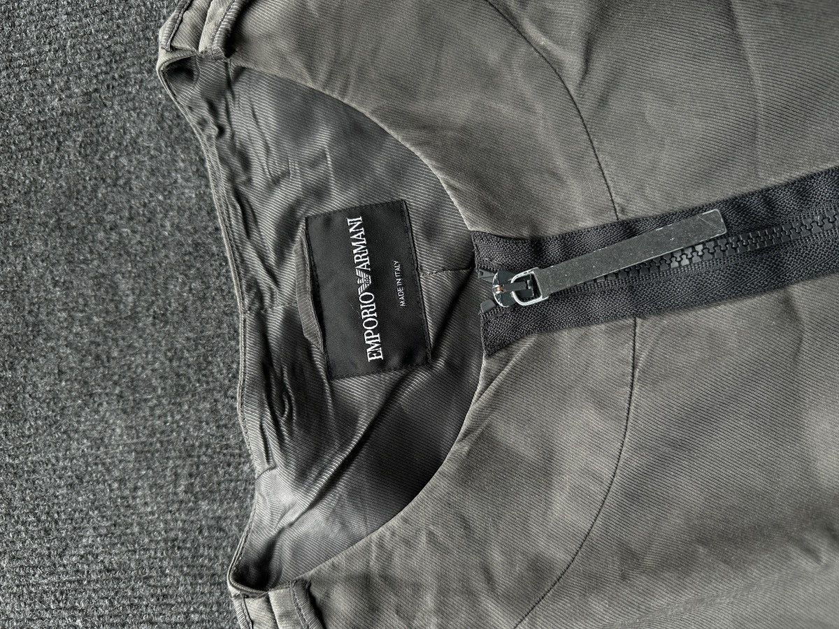 Armani ARMANI JEANS 🚨 GRAY ZIP DRESS LUXURY OLD MONEY WOMEN Size XS / US 0-2 / IT 36-38 - 4 Thumbnail