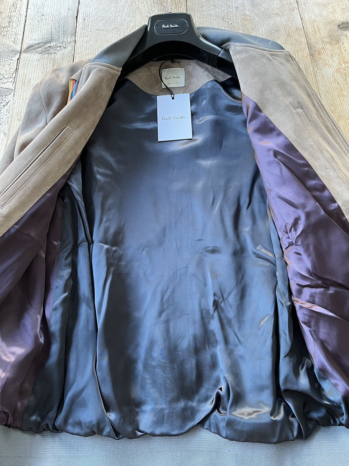 Paul Smith Paul Smith Taupe Beige Suede Bomber Jacket BNWT Small Size US S / EU 44-46 / 1 - 5 Thumbnail