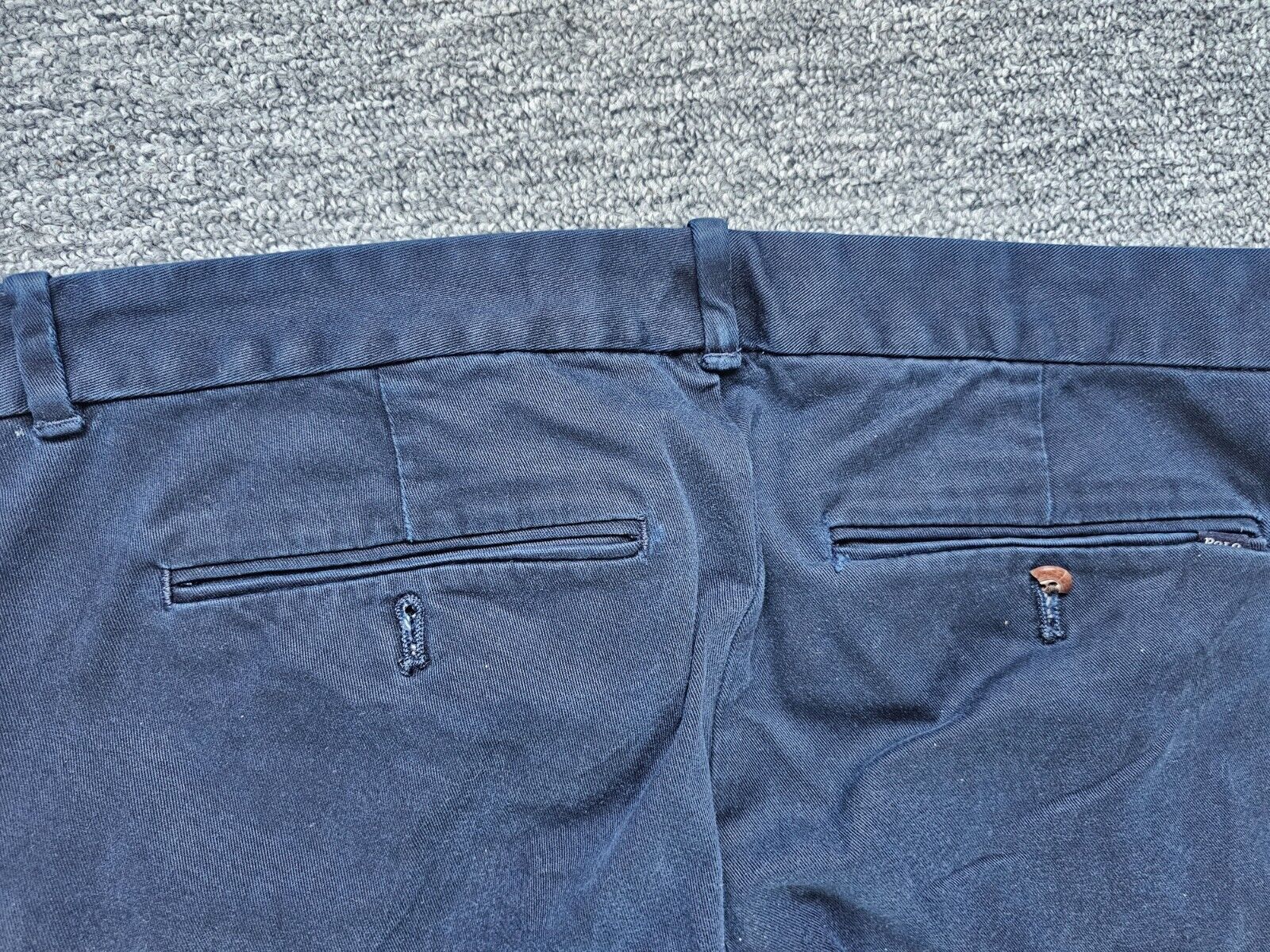 Polo Ralph Lauren Polo Ralph Lauren Brooke Skinny Chino Pants Navy Blue 10 Size 33" - 6 Thumbnail