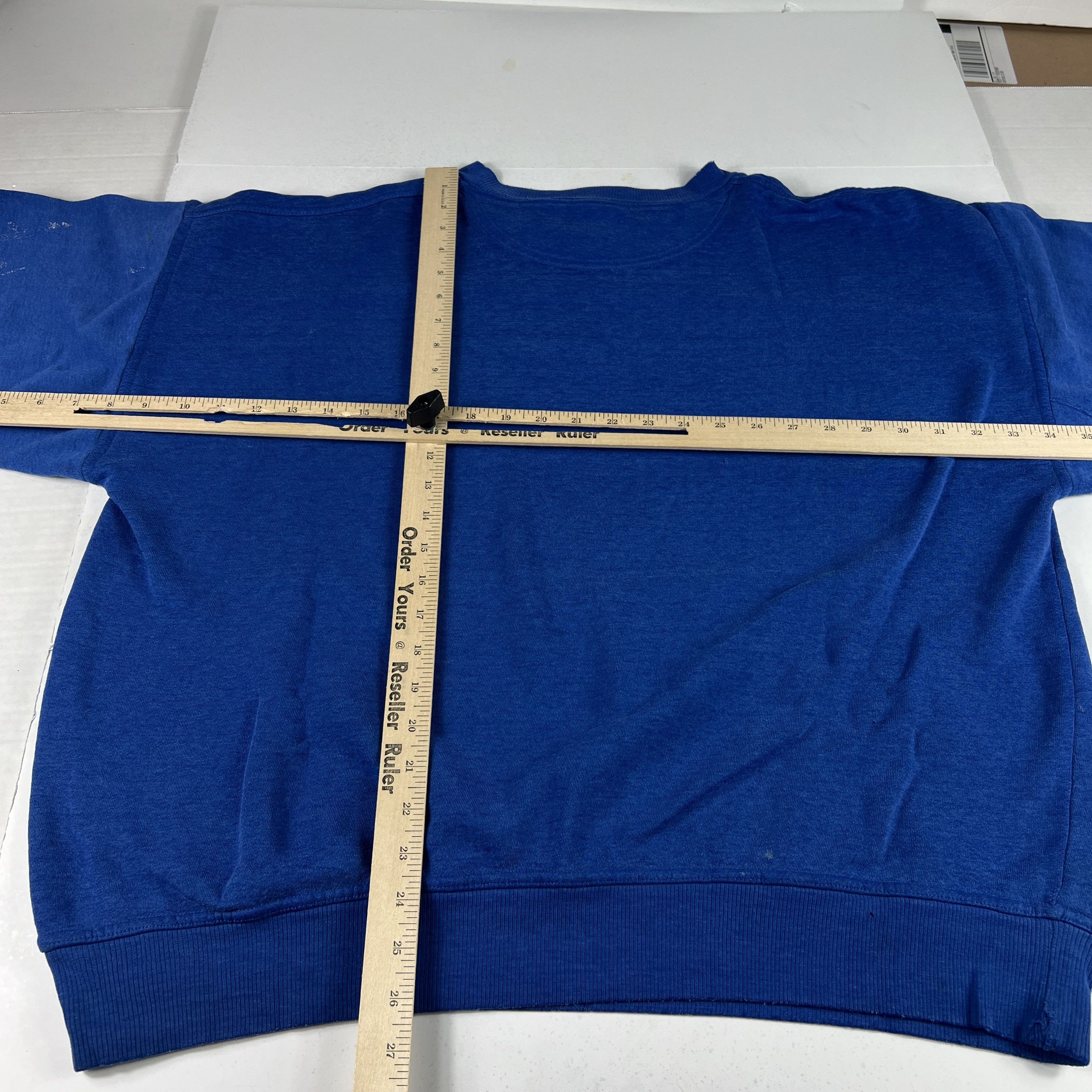 NFL × Vintage VTG 90s New York Giants Sweatshirt Faded Thrashed Crewneck Size US L / EU 52-54 / 3 - 14 Thumbnail