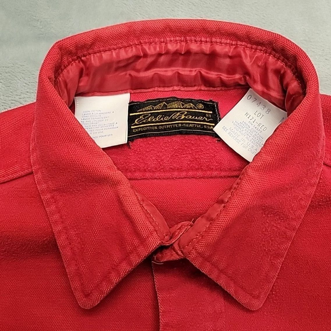 Eddie Bauer Vintage Eddie Bauer Shirt Mens M Red Chamois Outdoor Flannel Made in USA Size US M / EU 48-50 / 2 - 4 Thumbnail