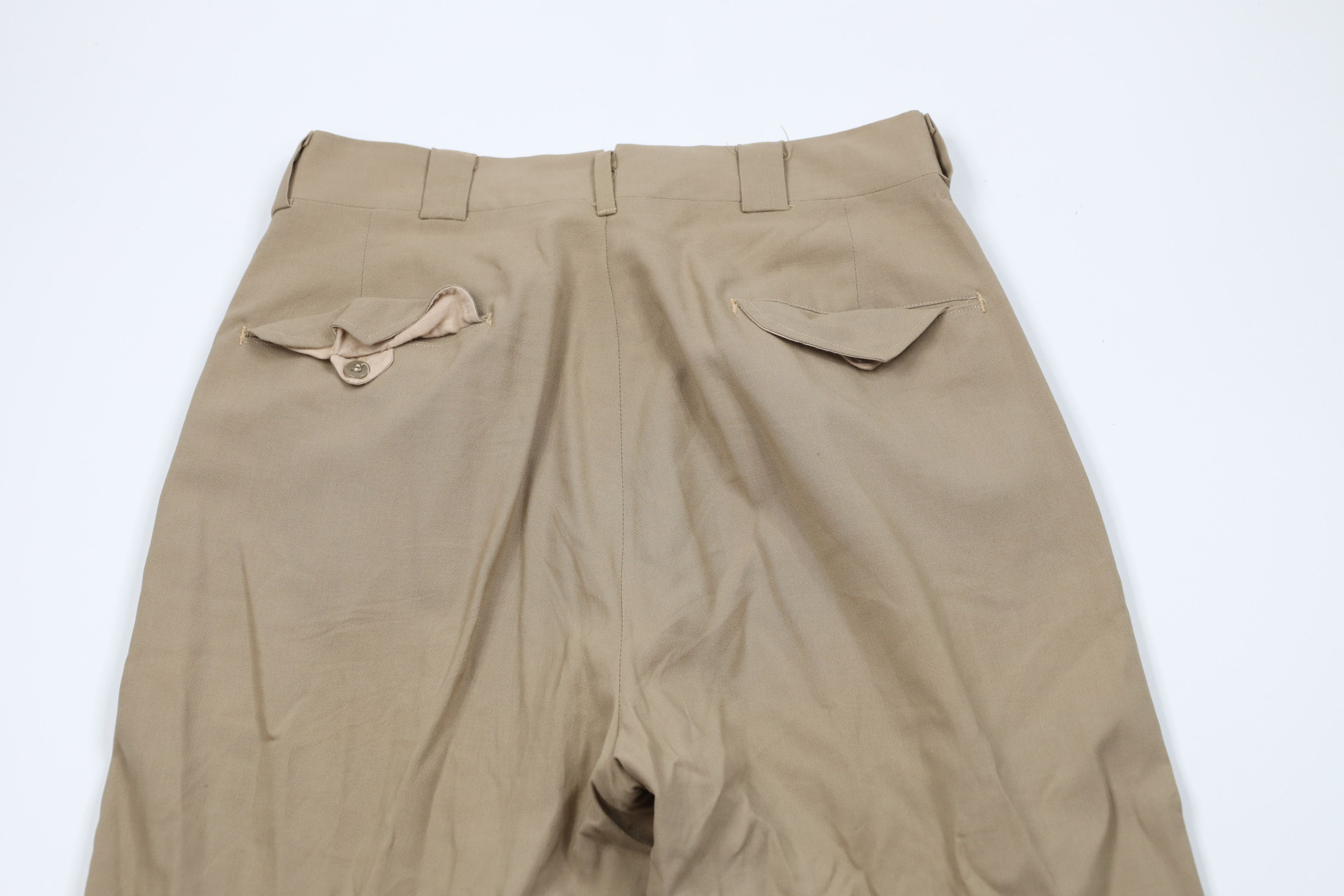 Vintage Vintage 50s Rockabilly Wide Leg Chino Pants Beige USA Size US 30 / EU 46 - 11 Thumbnail
