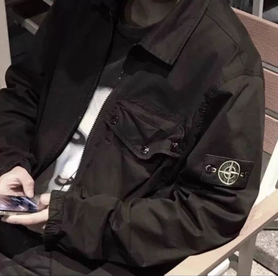 Stone Island Stone Island 21ss 1-Pocket Washed Zip Jacket White XXL Size US XXL / EU 58 / 5 - 7 Thumbnail