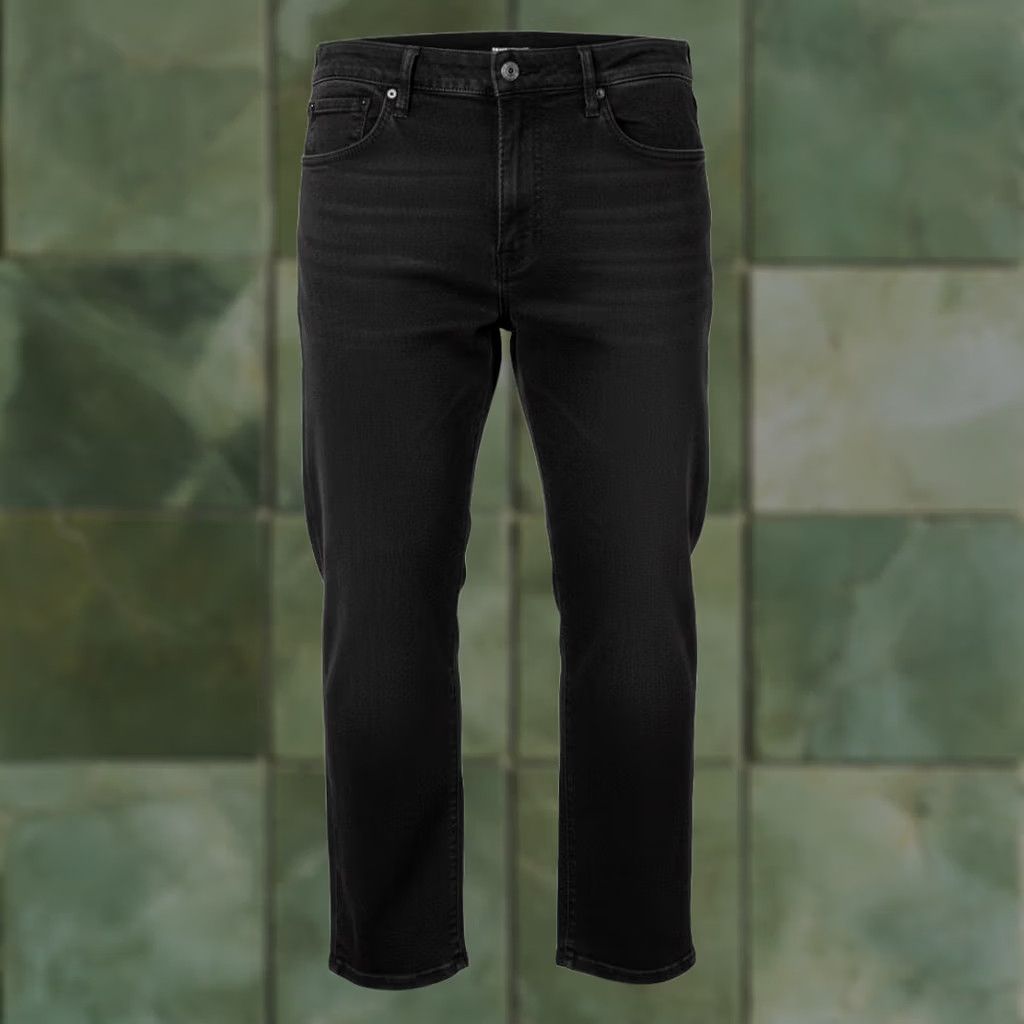 Lucky Brand Lucky Brand 121 Slim Jeans Mens 36x32 Black Charcoal Wash Zip Fly Tapered Denim 5-Pocket Stretch Vintage No (adjusted) Size US 36 / EU 52 - 1 Thumbnail