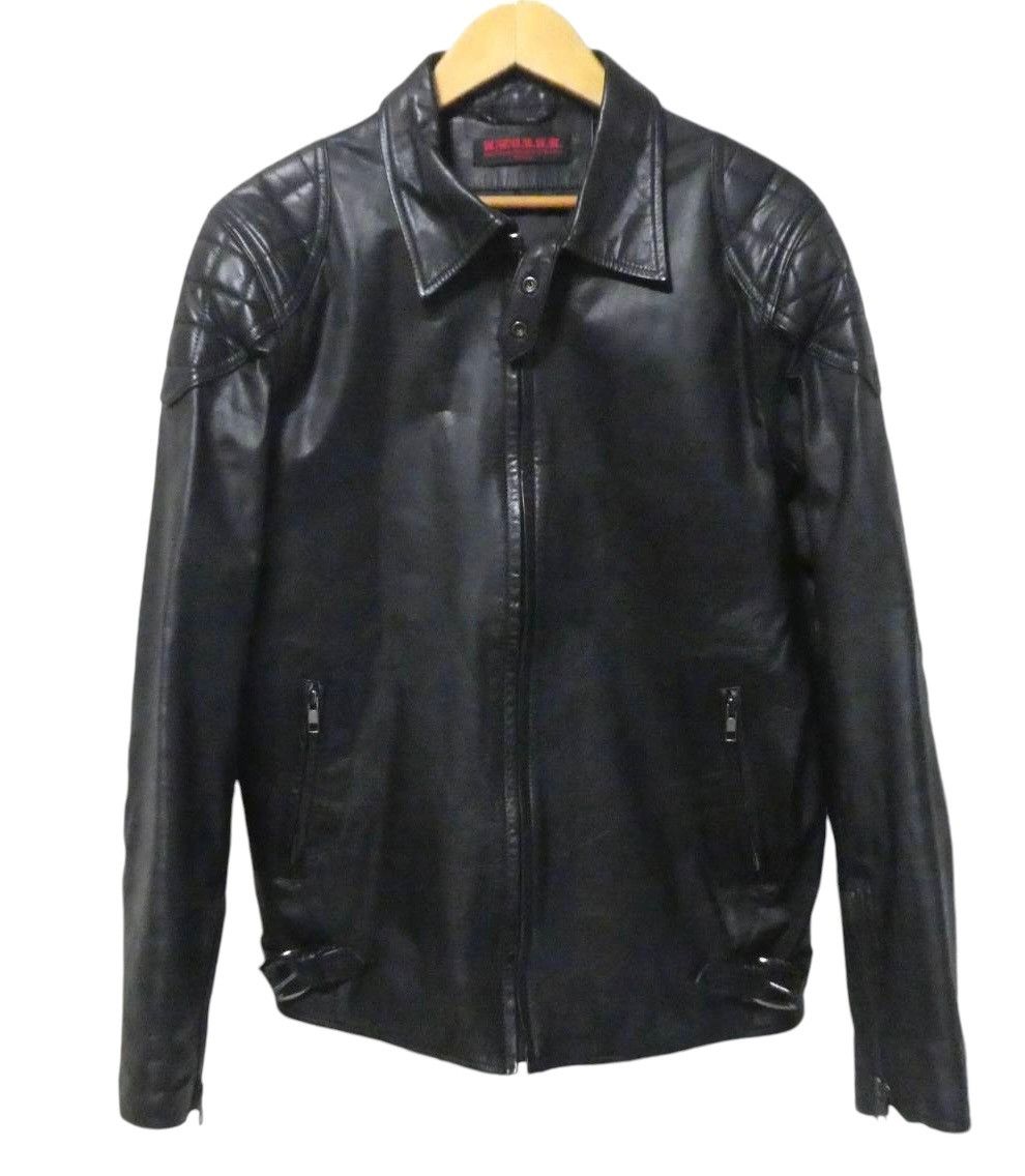 Genuine Leather RARE MWOBHM MWOBHM horse leather padded riders jacket Size US M / EU 48-50 / 2 - 1 Thumbnail