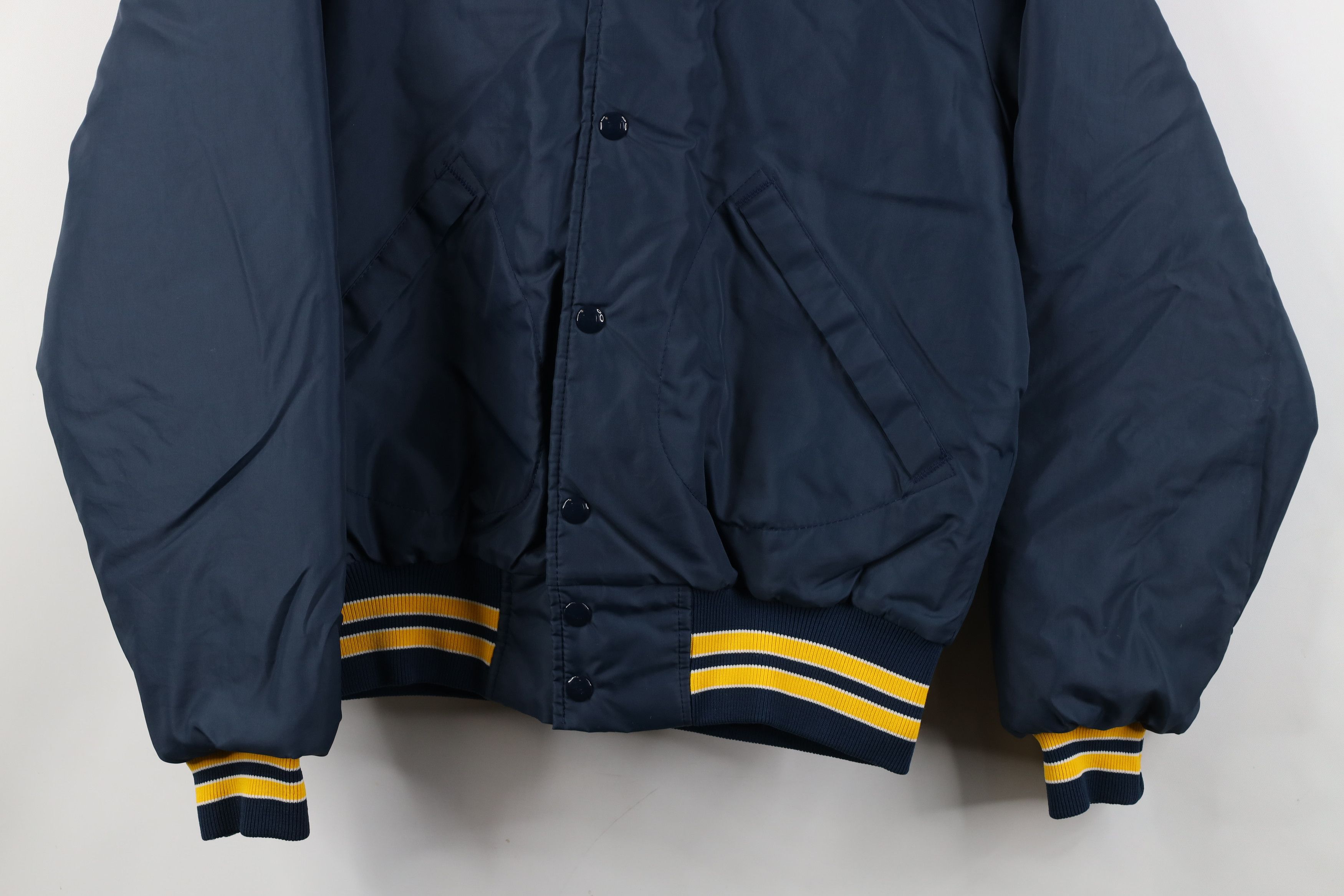 Vintage Vintage 80s Viracon Curvlite Glass Quilted Bomber Jacket USA Size M / US 6-8 / IT 42-44 - 3 Thumbnail