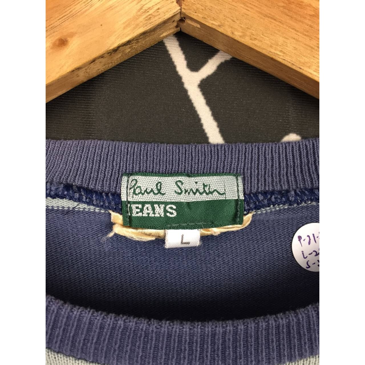 Designer × Paul Smith × Vintage Paul Smith X Medallion Sportswear Made In England Sweatshirt Size US L / EU 52-54 / 3 - 12 Thumbnail