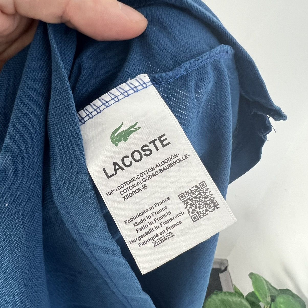 Lacoste Vintage Lacoste Mini Logo Zip Up Polo T-Shirt Old Money Size US XL / EU 56 / 4 - 5 Thumbnail