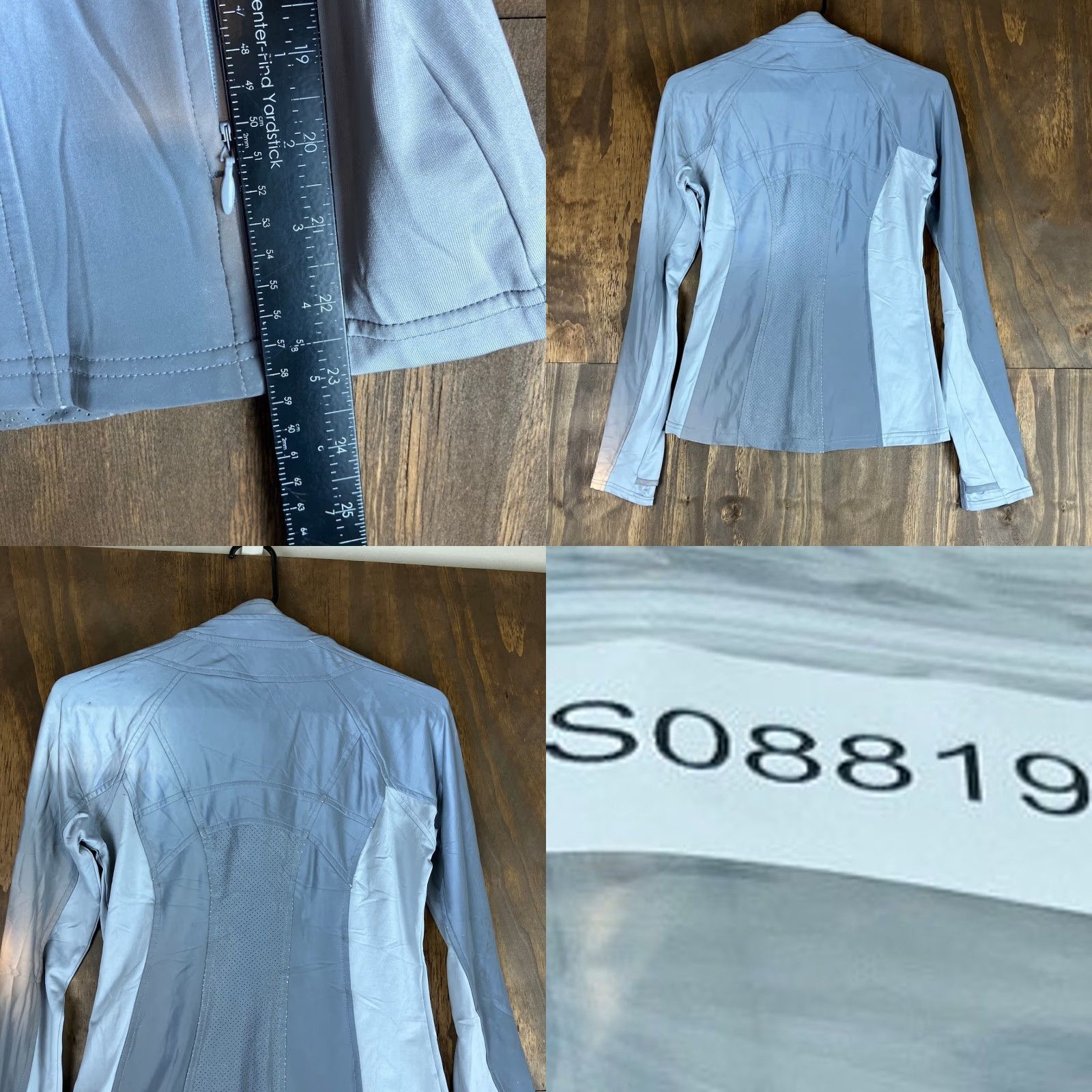 Athleta Athleta Womens Jacket Light Blue Athletic Stand Collar Zip Up Stretch XS Size XS / US 0-2 / IT 36-38 - 8 Thumbnail