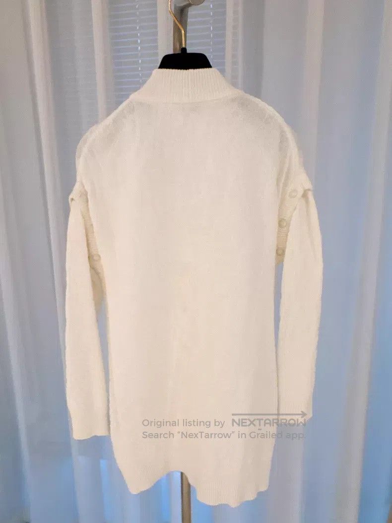 Fendi Fendi White Terry Cloth Embossed Logo Oversized Jacket Size XXS / US 00 / IT 34 - 6 Thumbnail