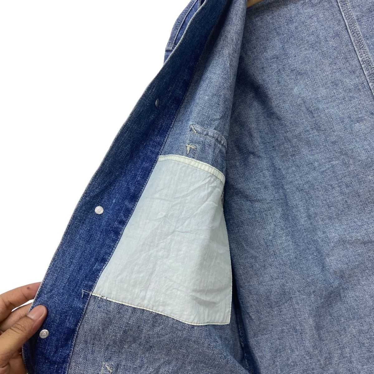 Japanese Brand Vintage Machope Japanese Brand Michigan Chore Denim Jacket Size US M / EU 48-50 / 2 - 19 Thumbnail
