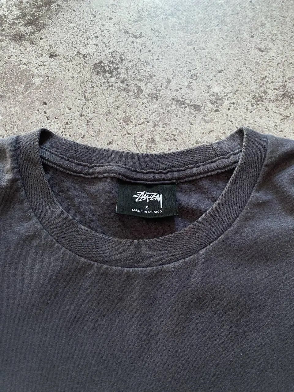 Stussy STUSSY BASIC LOGO WASHED GREY T SHIRT Size US S / EU 44-46 / 1 - 7 Thumbnail