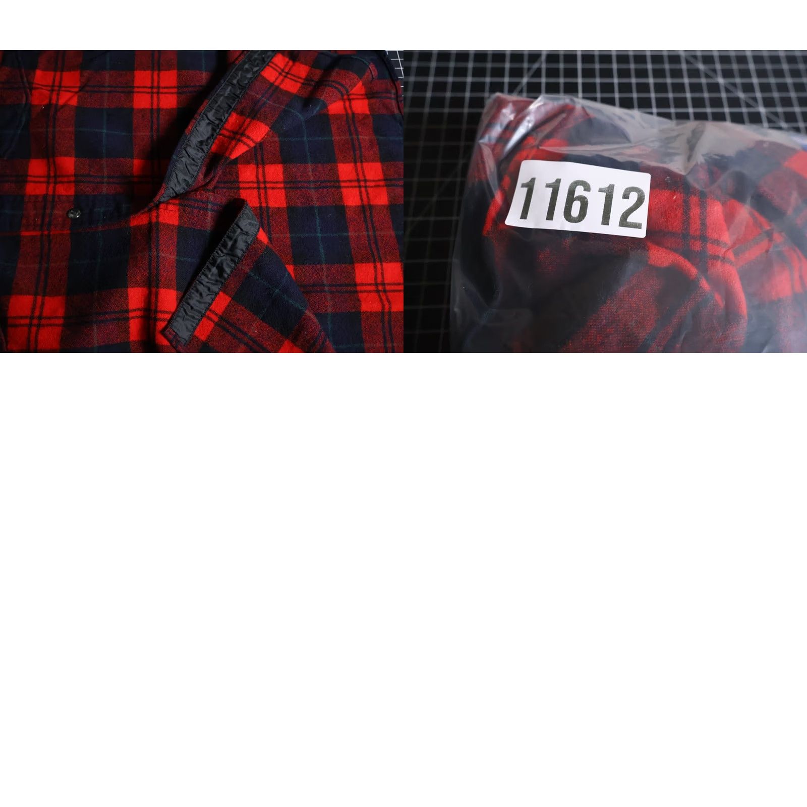 Pendleton VTG Pendleton Wool Flannel Men's 15.5 / Medium Red Blue Plaid Early 60s Tag Shirt 60s Grunge Retro Mens Size US M / EU 48-50 / 2 - 10 Thumbnail