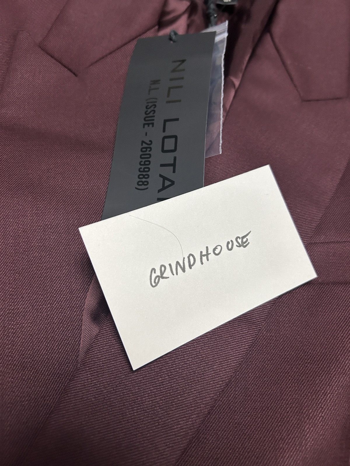 Nili Lotan Burgundy Blazer Size XS / US 0-2 / IT 36-38 - 16 Thumbnail