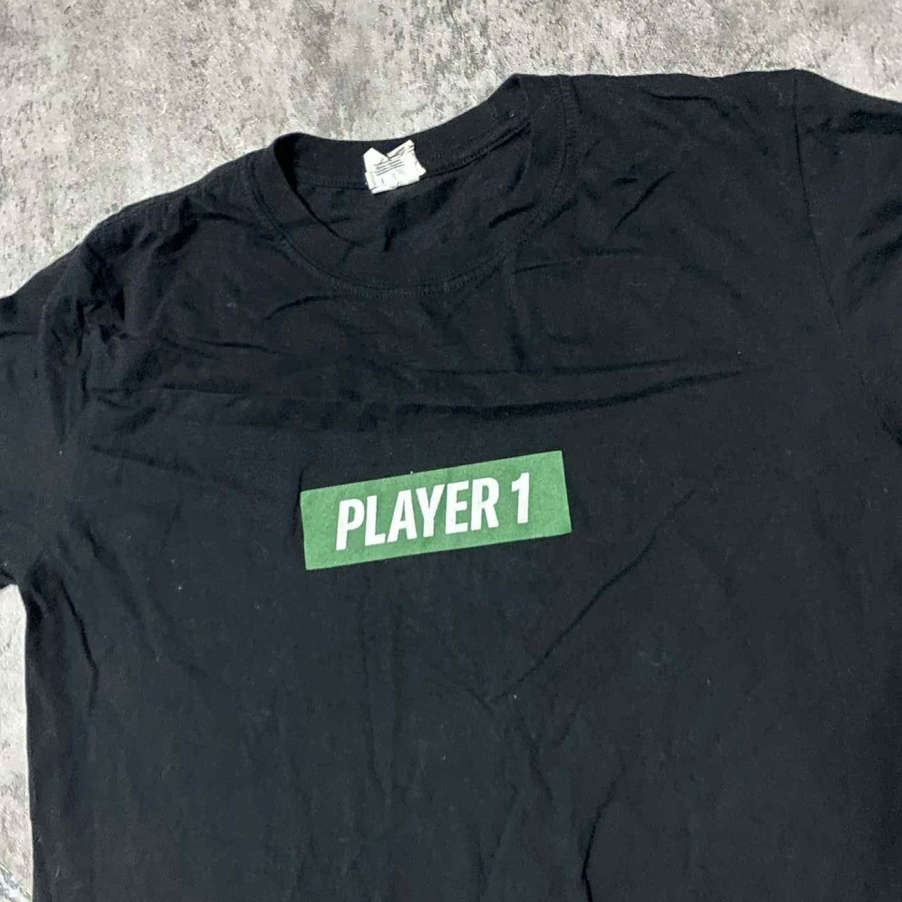 Gildan Black & green Player 1 tee #gaming Size US M / EU 48-50 / 2 - 2 Thumbnail