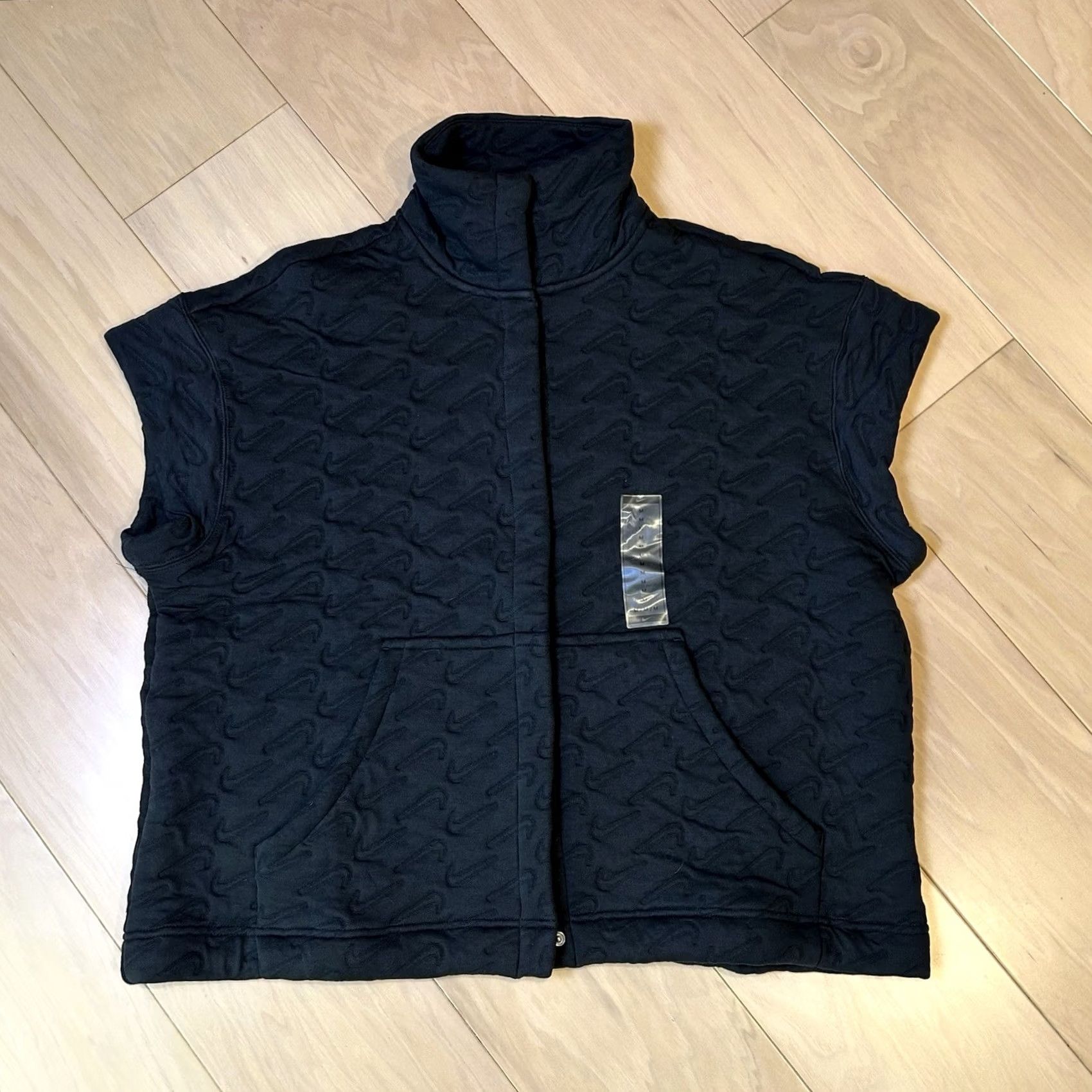 Nike Nike Sportswear Phoenix Fleece Oversized Jacquard Gilet Vest Black Women's M Size M / US 6-8 / IT 42-44 - 2 Thumbnail