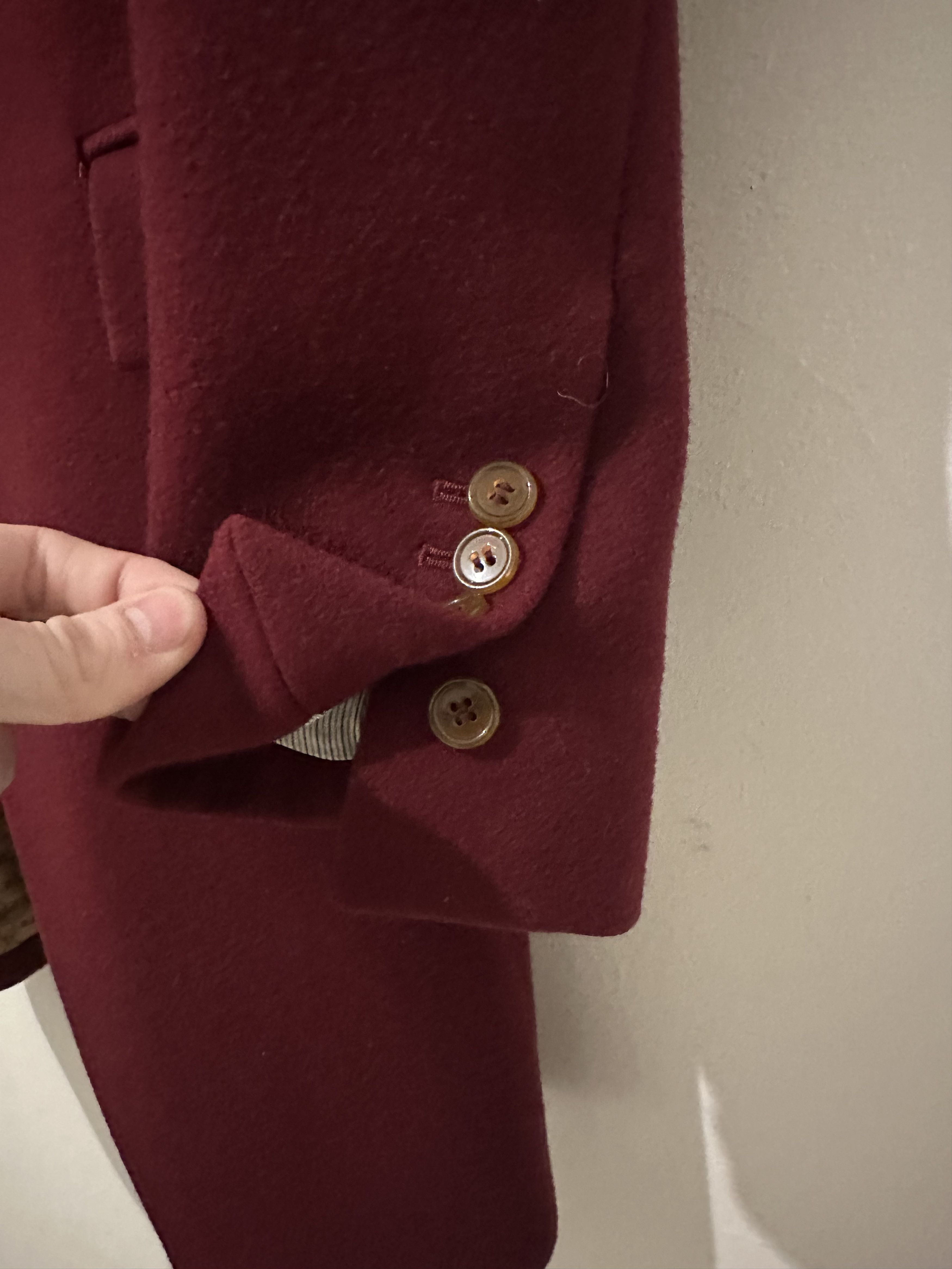 Vivienne Westwood Burgundy Historical Wool Tailcoat Size US S / EU 44-46 / 1 - 4 Thumbnail