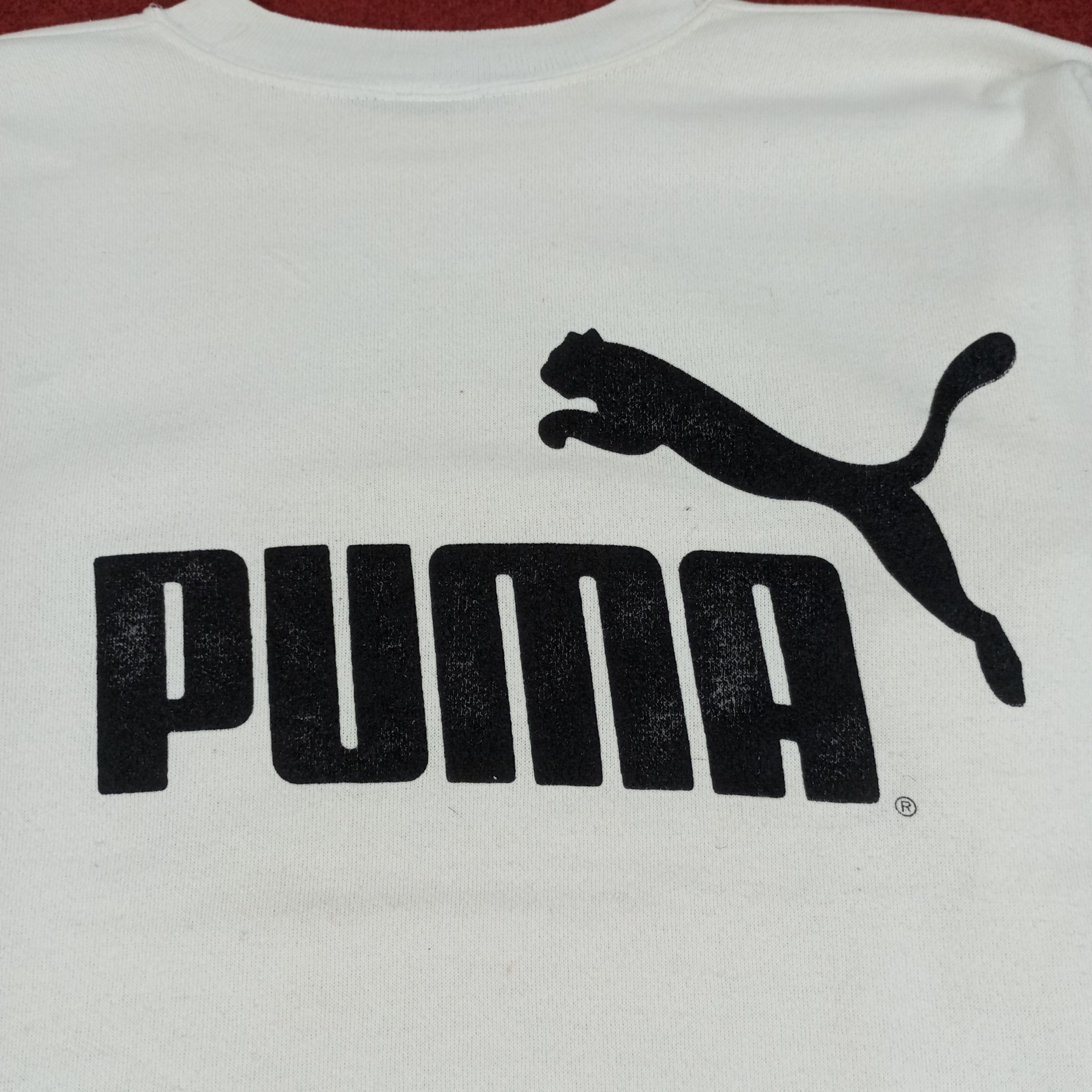 Puma × Vintage Puma Spellout Logo Design Sweatshirt Size US S / EU 44-46 / 1 - 2 Thumbnail