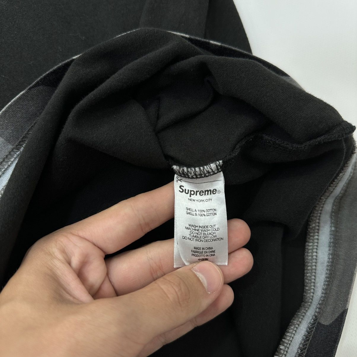 Supreme Supreme Layered 2022 S/S Top Everlast Tee black and camo Size US M / EU 48-50 / 2 - 5 Thumbnail