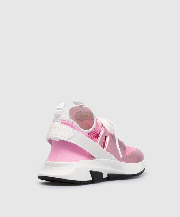 Tom Ford o1y0126 Low-Top Sneakers in Pink/White Size US 7 / IT 37 - 2 Thumbnail