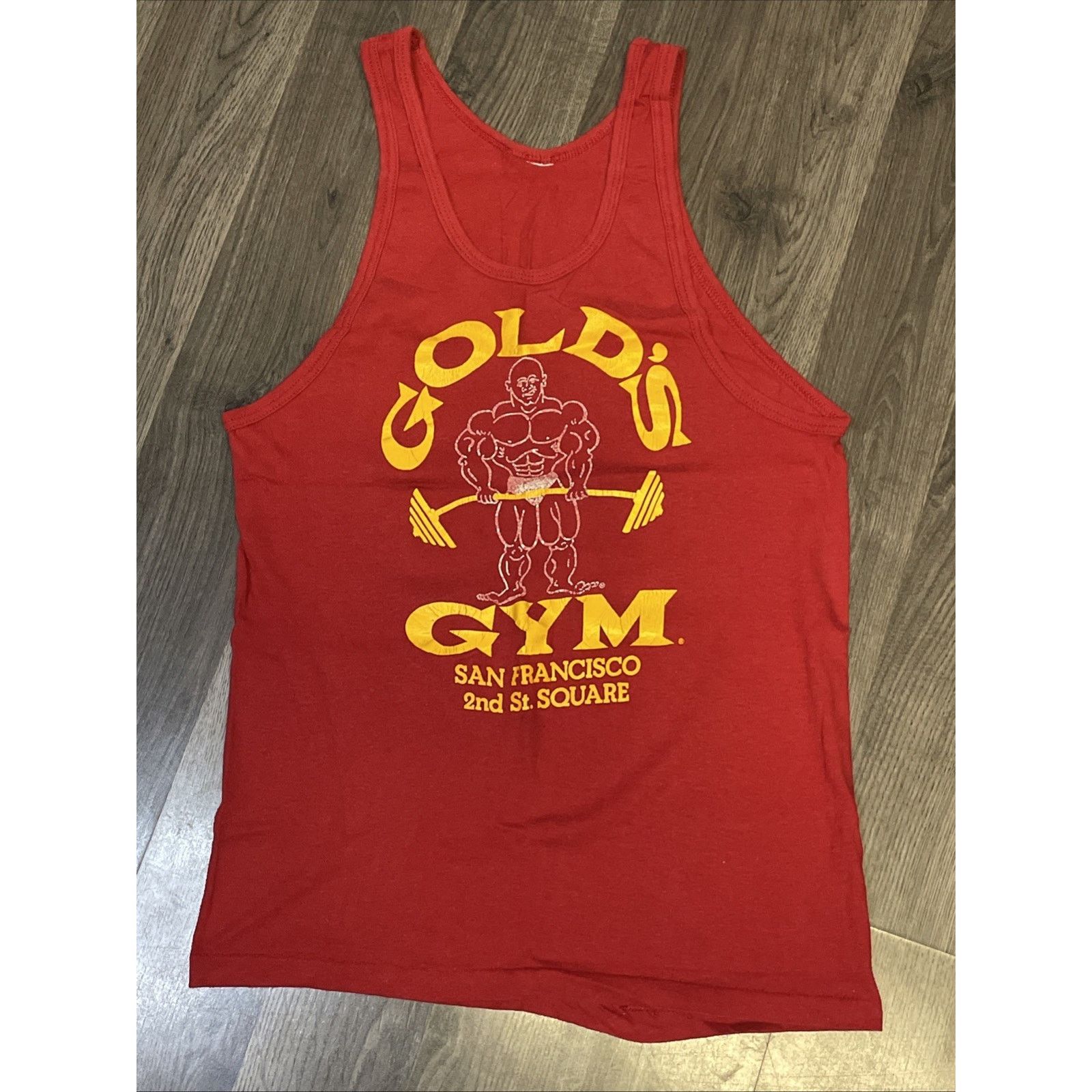 Other 80’s Gold's Gym Single Stitch Muscle Tank Top Small Red Rare Size US S / EU 44-46 / 1 - 1 Thumbnail