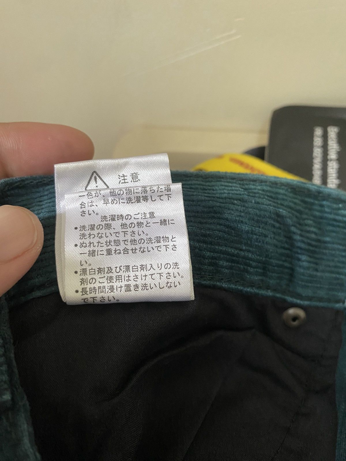 In The Attic In The Attic Teal Corduroy Jeans Washed Gothic Size US 31 - 9 Thumbnail