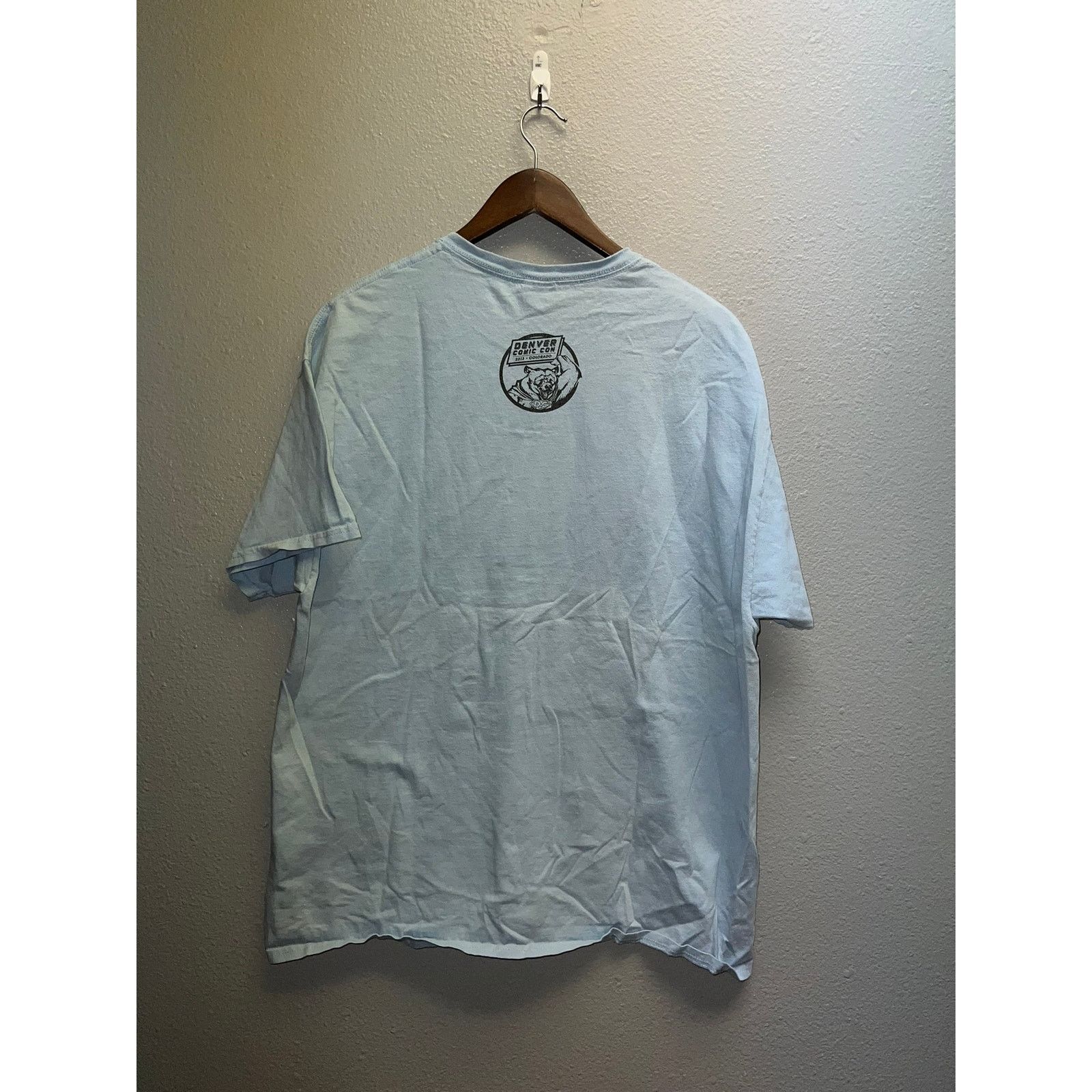 Gildan Comic Con Shirt Denver Colorado Convention 2013 Blue Tee XL Size US XL / EU 56 / 4 - 8 Thumbnail