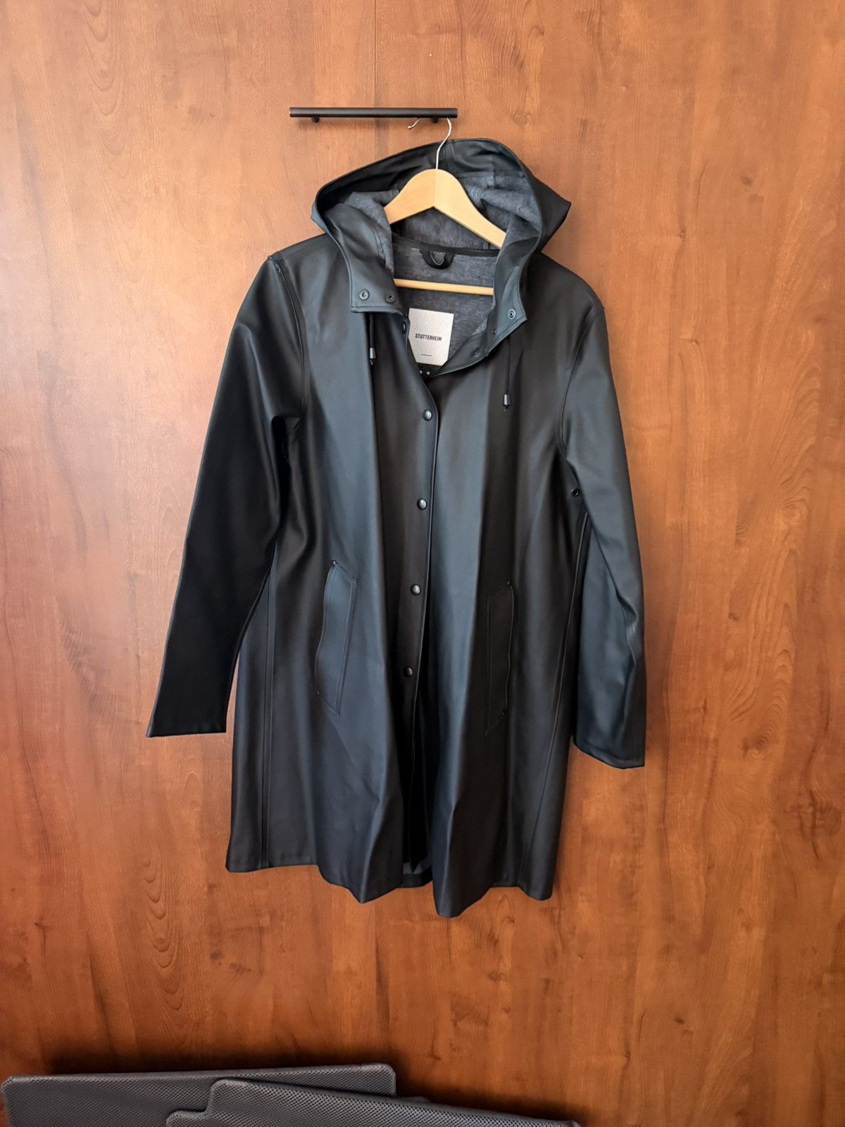 Marni × Stutterheim Marni Stutterheim Blue Green Check Raincoat