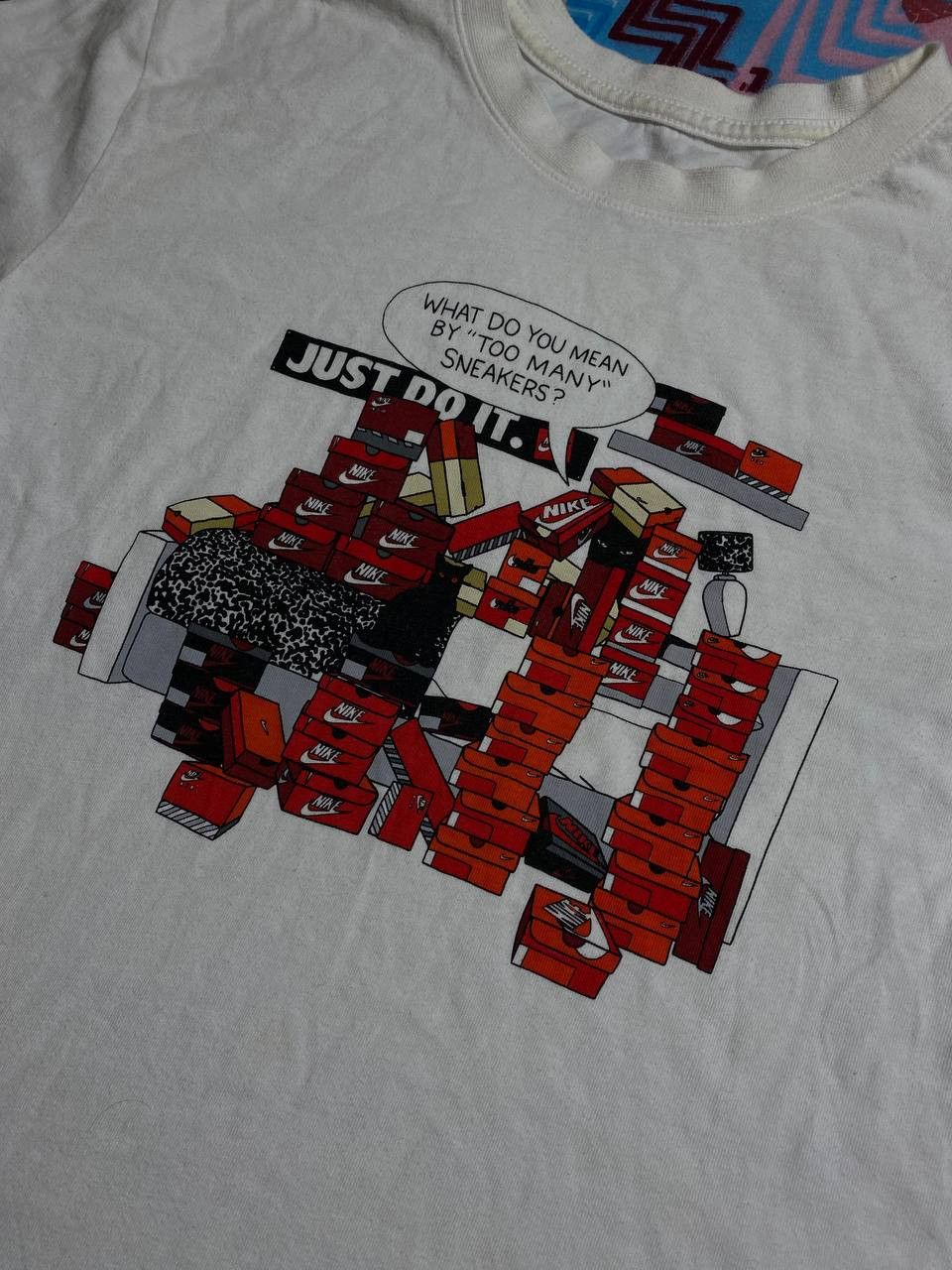 Nike × Vintage Vintage Nike Center print Logo T-Shirt Size US S / EU 44-46 / 1 - 19 Thumbnail