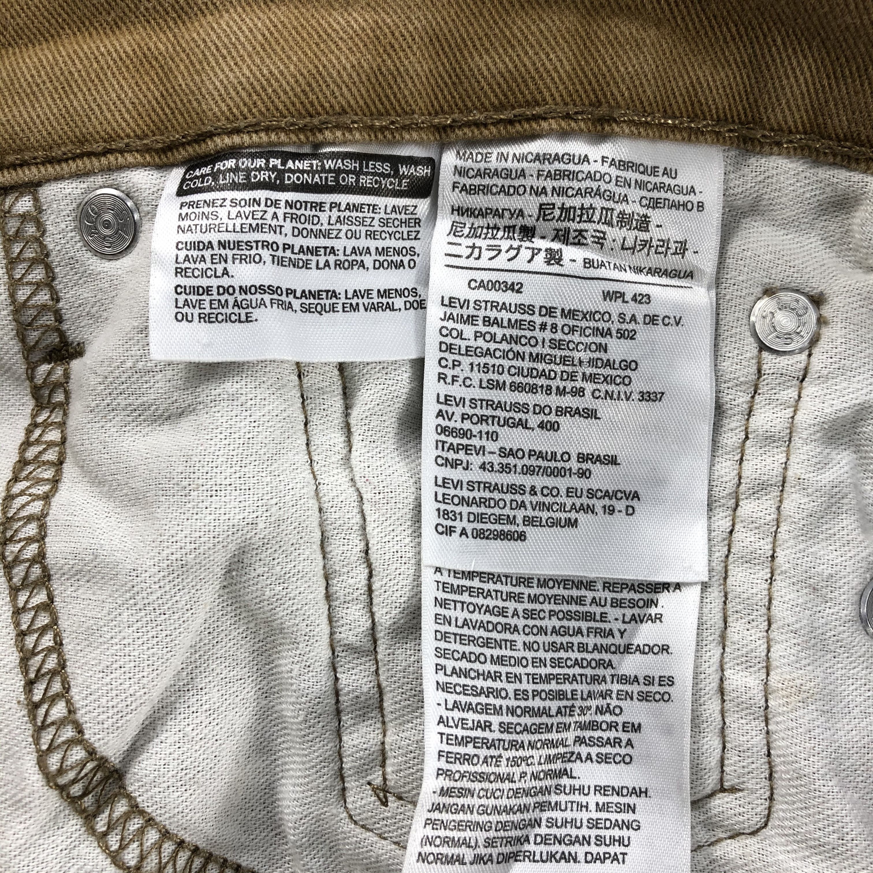 Levi's × Vintage Vintage Levis 513 Jeans-JM1742 Size US 31 - 9 Thumbnail