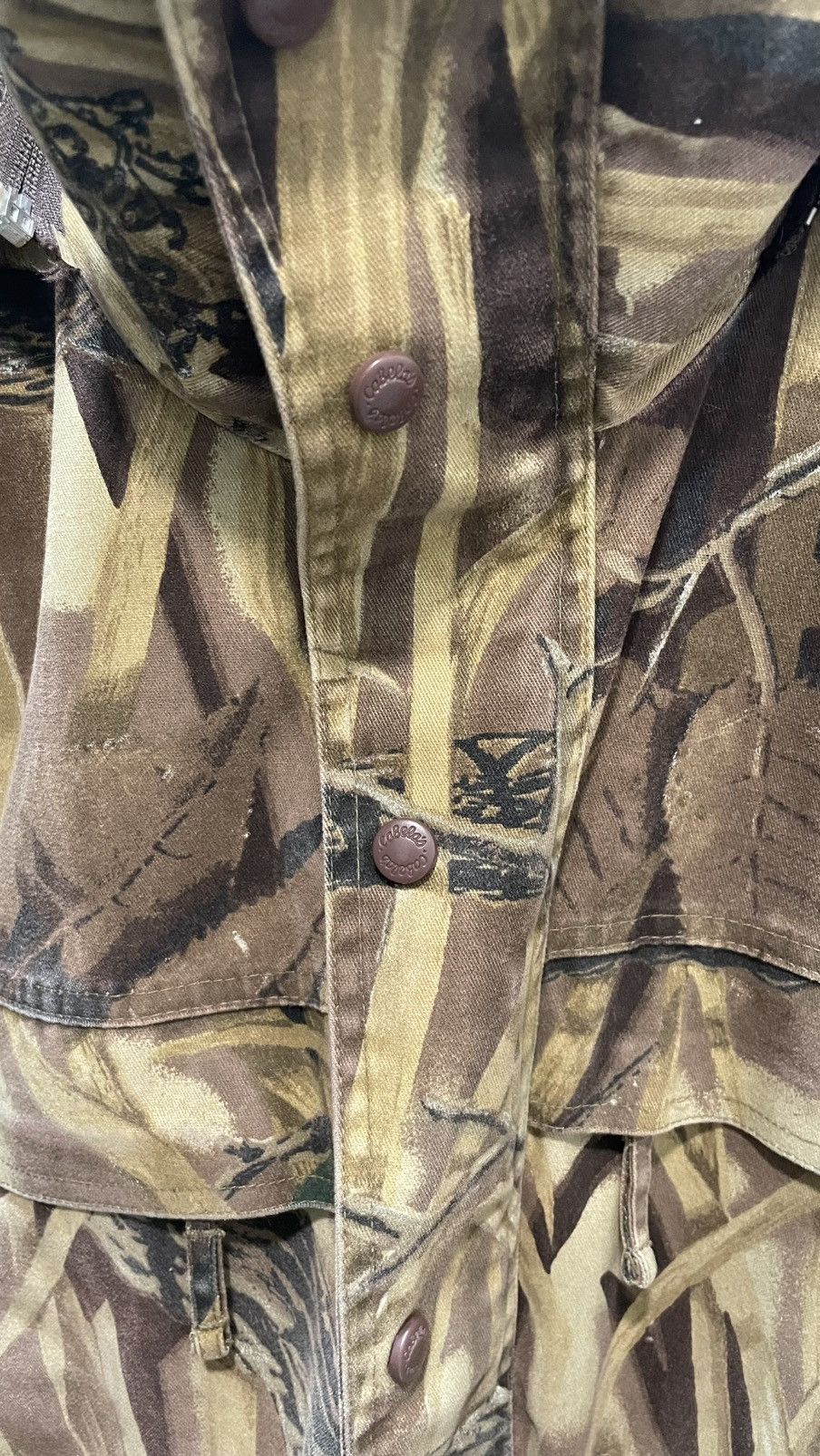 Cabelas Cabelas Duck Camo rain jacket with Removable hood Size US L / EU 52-54 / 3 - 3 Thumbnail