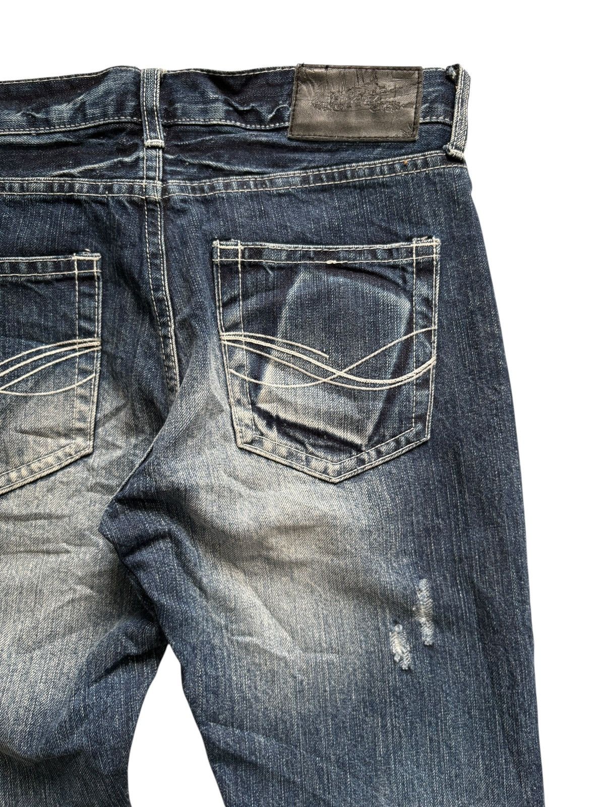 Japanese Brand Vintage Cavaria mudwash studded flared distressed jeans Size US 30 / EU 46 - 11 Thumbnail