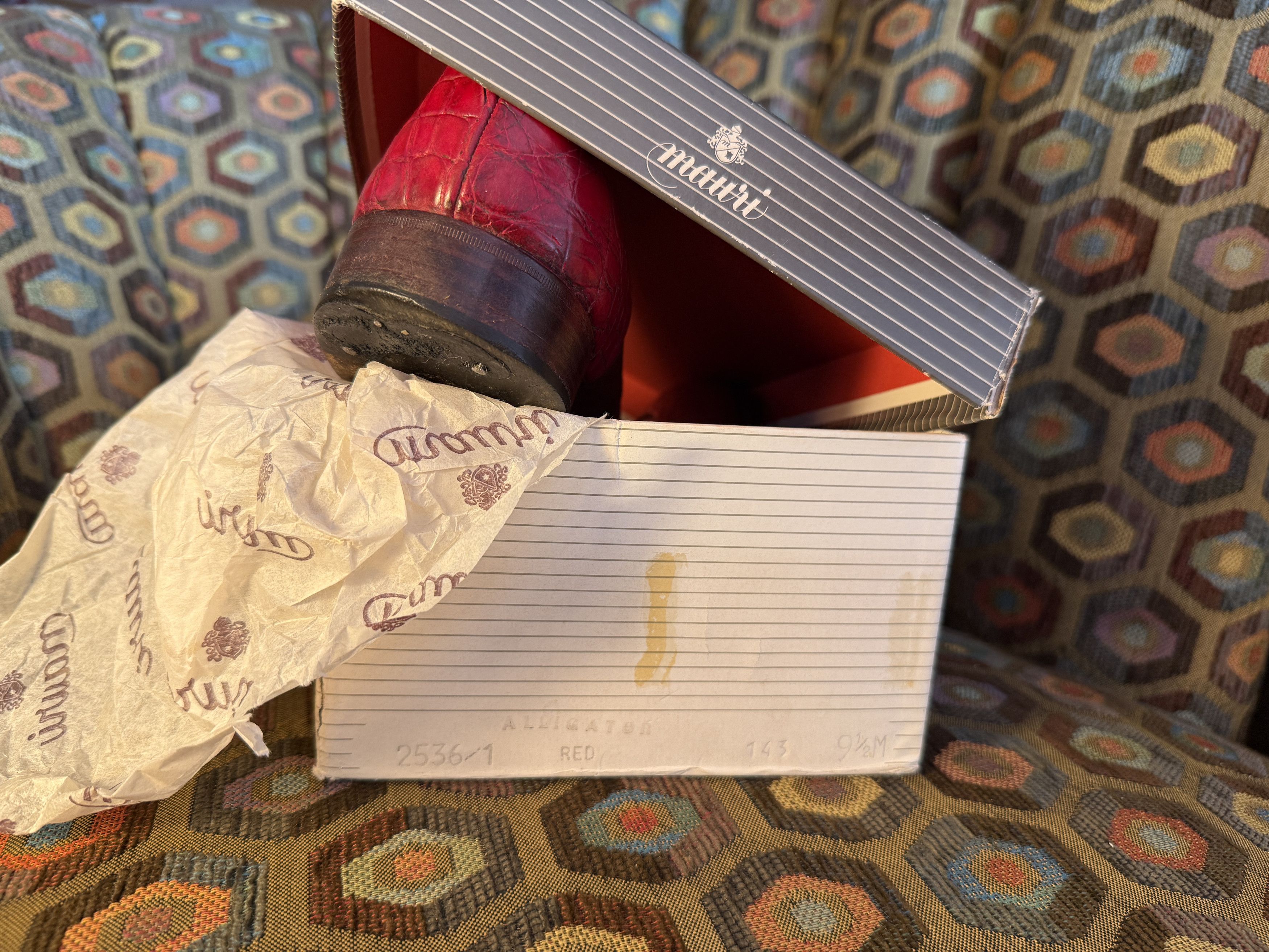 Mauri Mauri genuine alligator Venetian loafers + box/trees Size US 9.5 / EU 42-43 - 12 Thumbnail