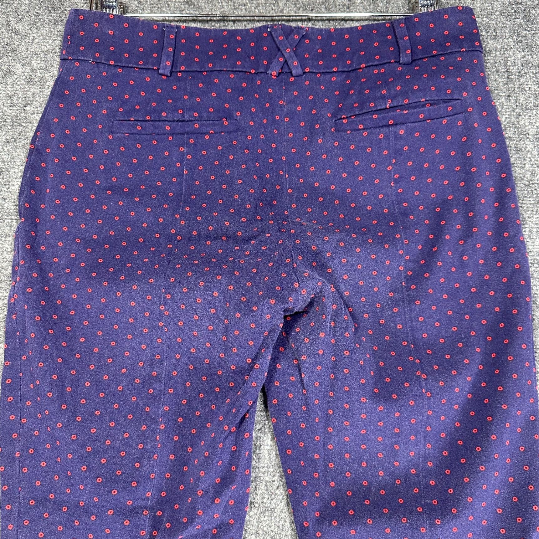Anthropologie Anthropologie Pants Womens 8 The Essential Slim Blue Printed Chino Ankle Pockets Shirt Clothing? Size 30" / US 8 / IT 44 - 8 Thumbnail