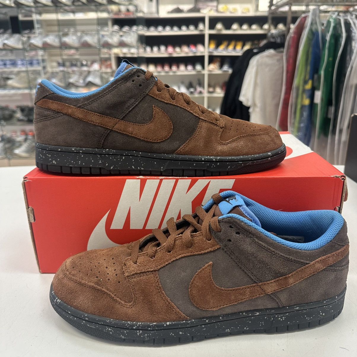 Nike Size 11- Nike Dunk Low CL Baroque Rustic Brown 304714-228 Size US 11 / EU 44 - 1 Thumbnail