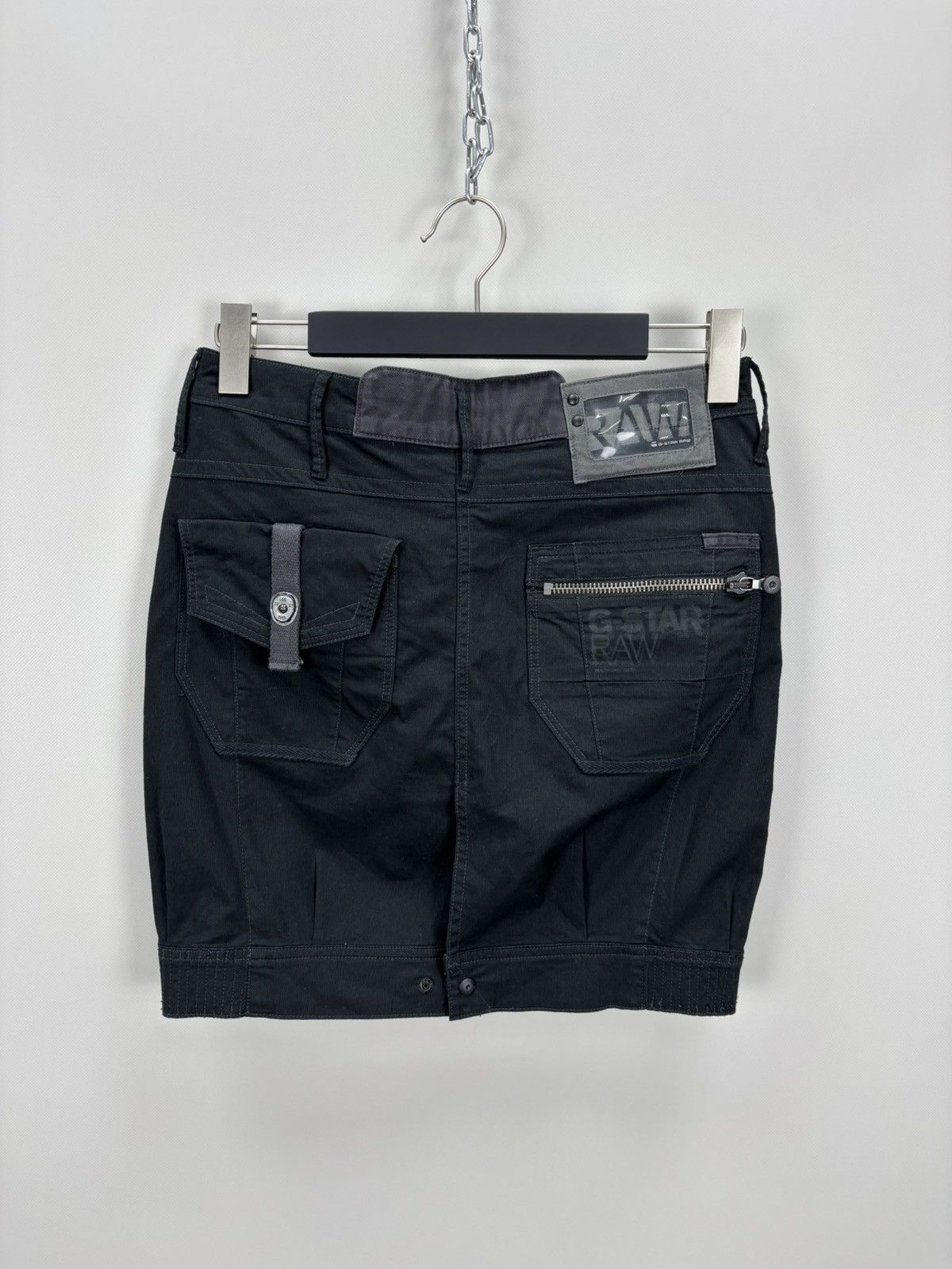 G-Star Womens cargo skirt Y2k G Star Raw Size 26 Color Black Size 25" / US 0 / IT 36 - 5 Thumbnail