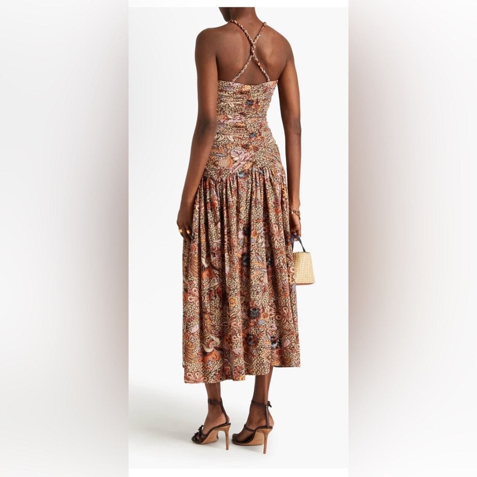 Ulla Johnson NWT Ulla Johnson $590 Floral Print Dress Size 8 Size M / US 6-8 / IT 42-44 - 5 Thumbnail