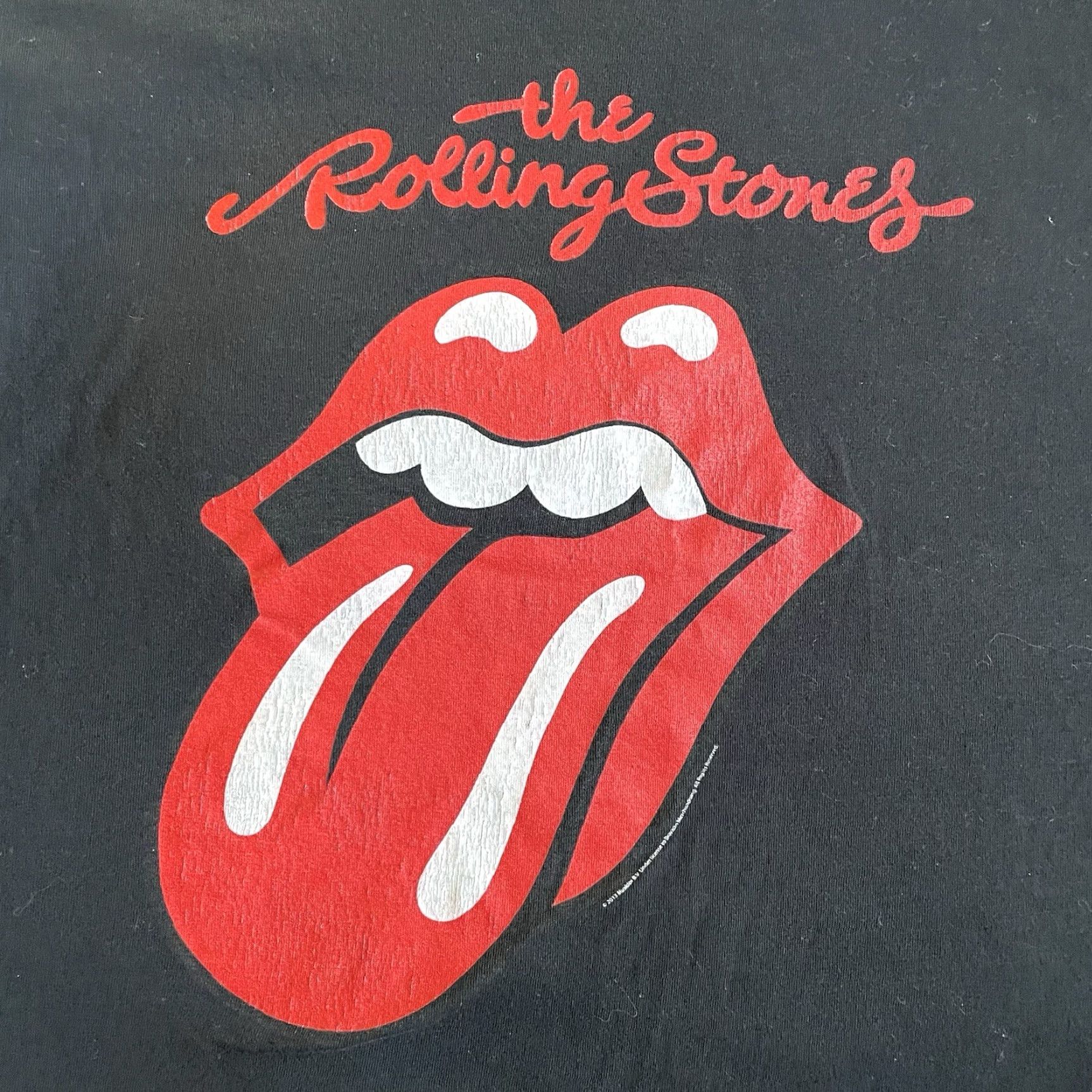Vintage VINTAGE Rolling Stones Shirt Women’s L Rock Roll Band Tee T-shirt Black Red Lips Size L / US 10 / IT 46 - 2 Thumbnail