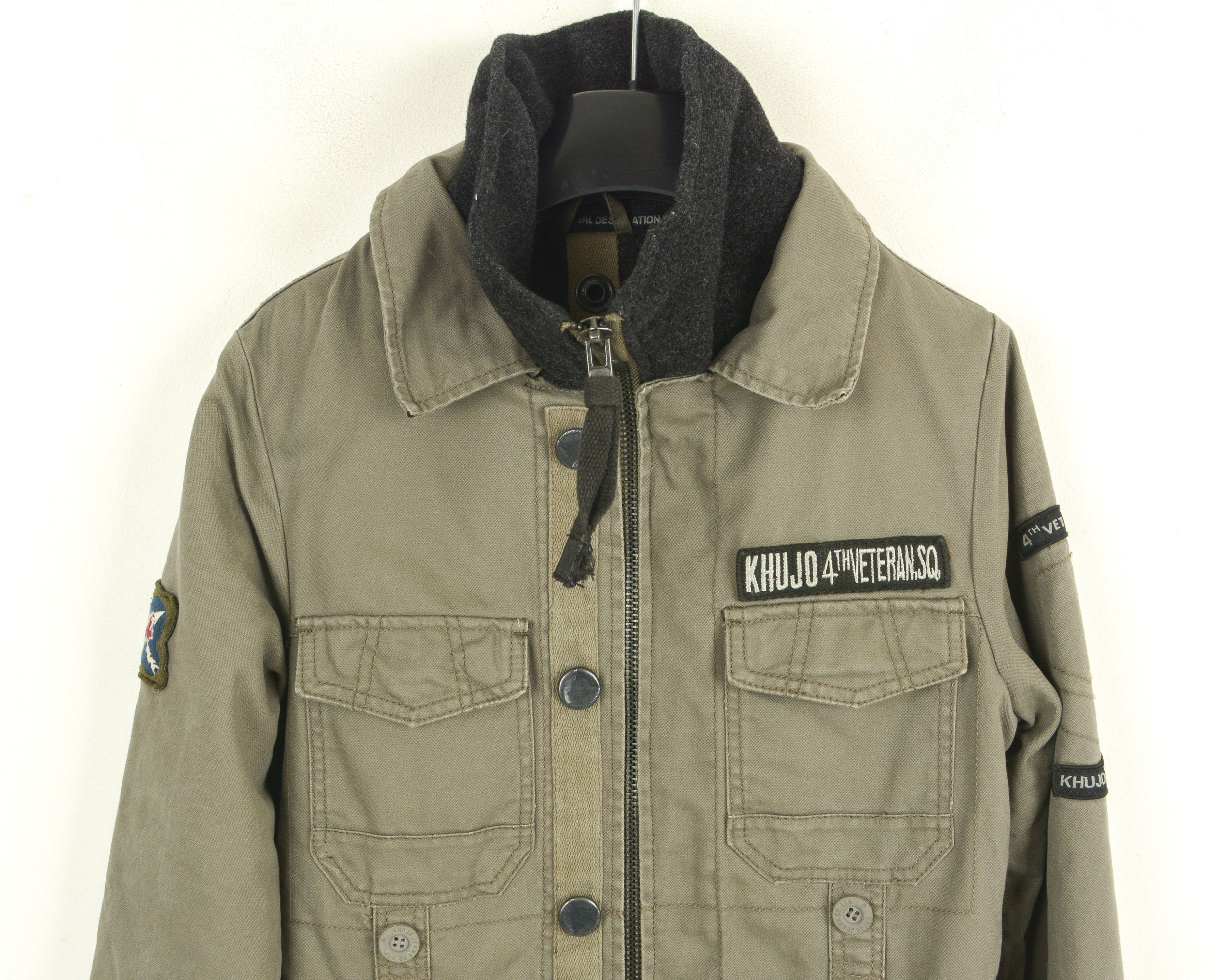 khujo Delta New Jacket Grey S Cotton Coat Top Parka Outdoor Top Size S / US 4 / IT 40 - 2 Thumbnail