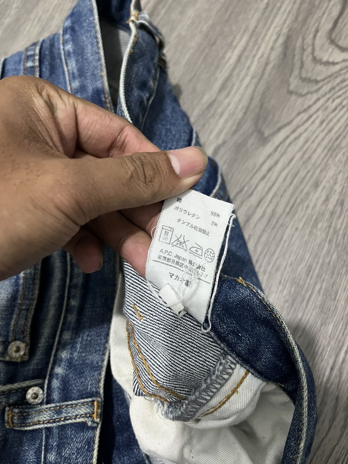 Japanese Brand 🇯🇵A.P.C Rue Madame Pres Du Luxembourg denim pants Size US 32 / EU 48 - 9 Thumbnail