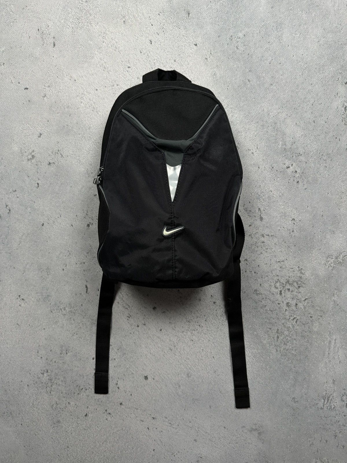 Nike Nike Vintage Mini Backpack Bubble Bag Black 1990s Swoosh Size ONE SIZE - 3 Thumbnail