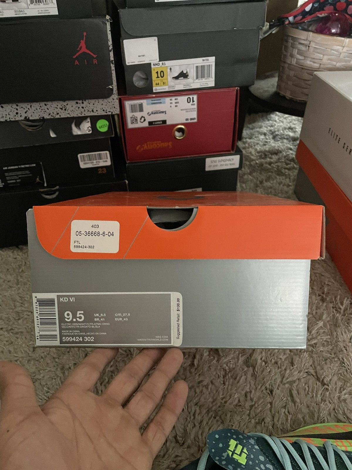 Nike Nike KD 6 Liger Size US 9.5 / EU 42-43 - 8 Thumbnail
