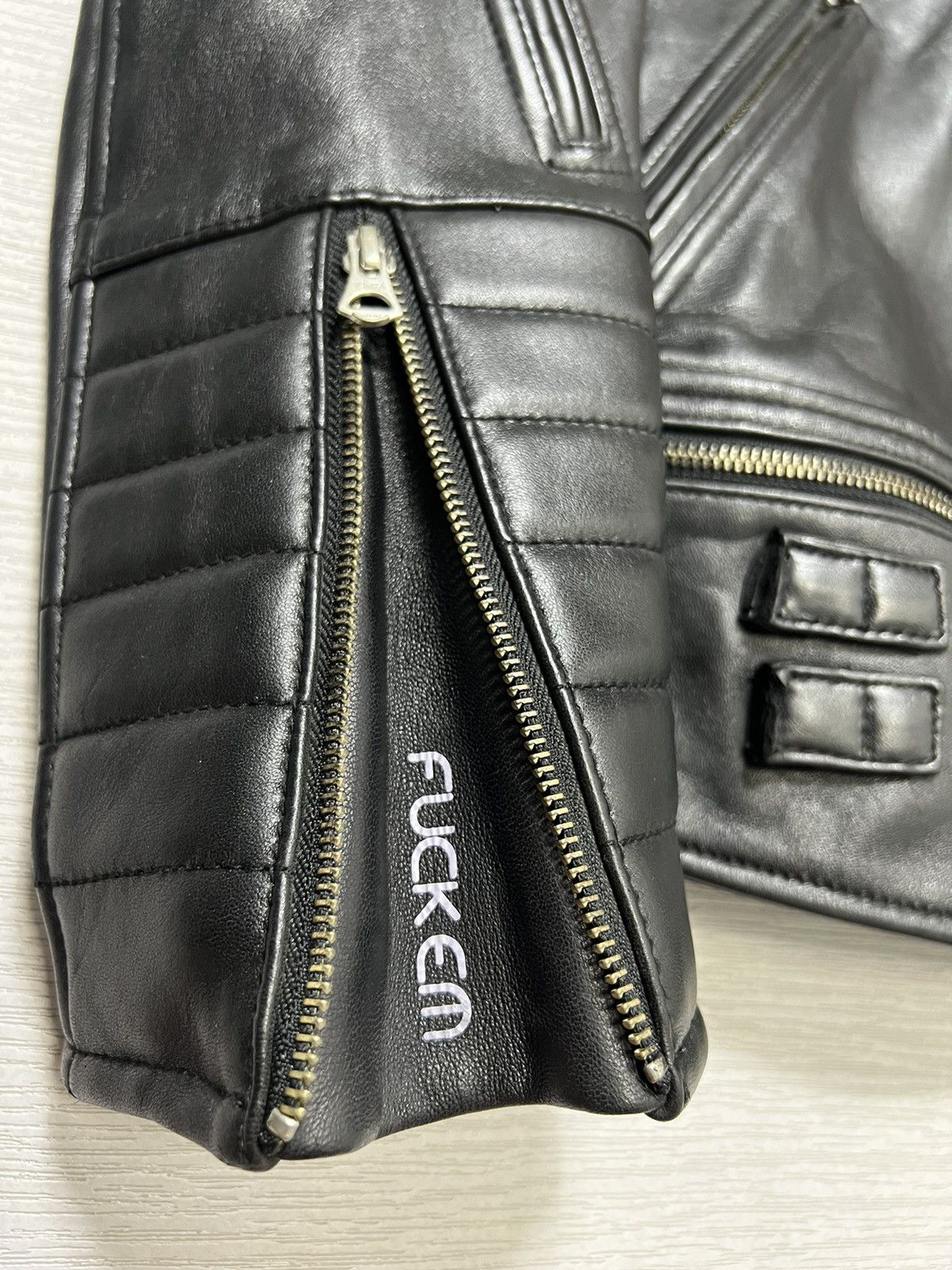 Neighborhood Neighborhood - A/W 18’ - Clay Leather Rider’s Jacket Size US L / EU 52-54 / 3 - 12 Thumbnail