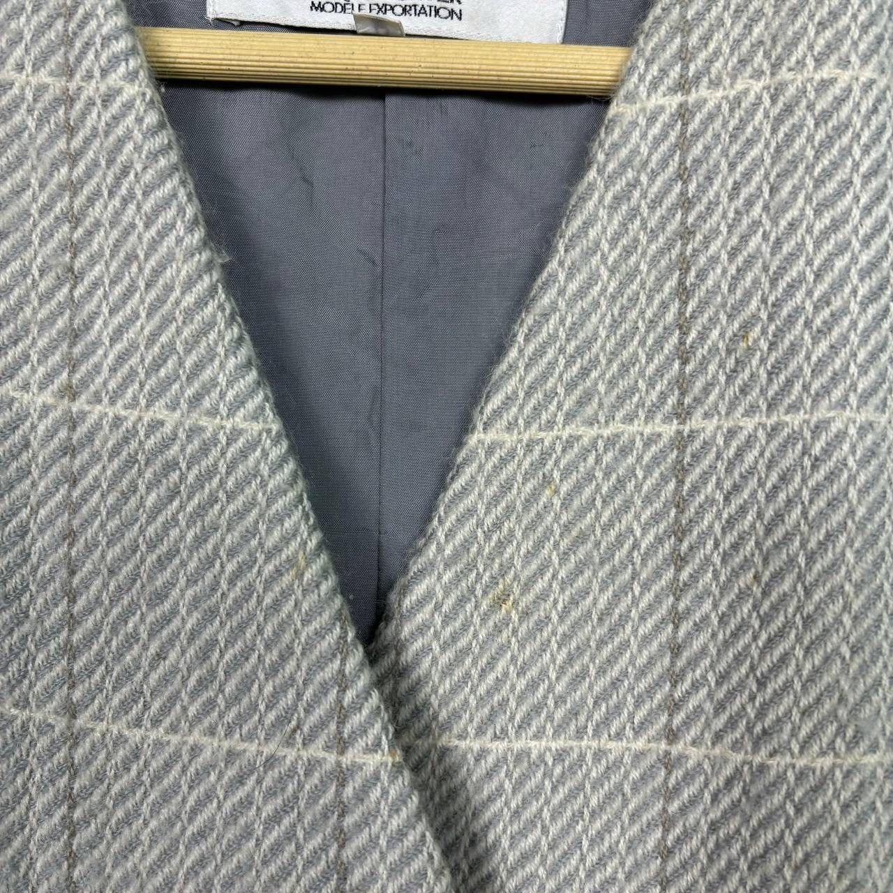 Christian Dior Monsieur 80s Christian Dior Tweed DB Blazer Size 11 Wool Vintage Size M / US 6-8 / IT 42-44 - 7 Thumbnail