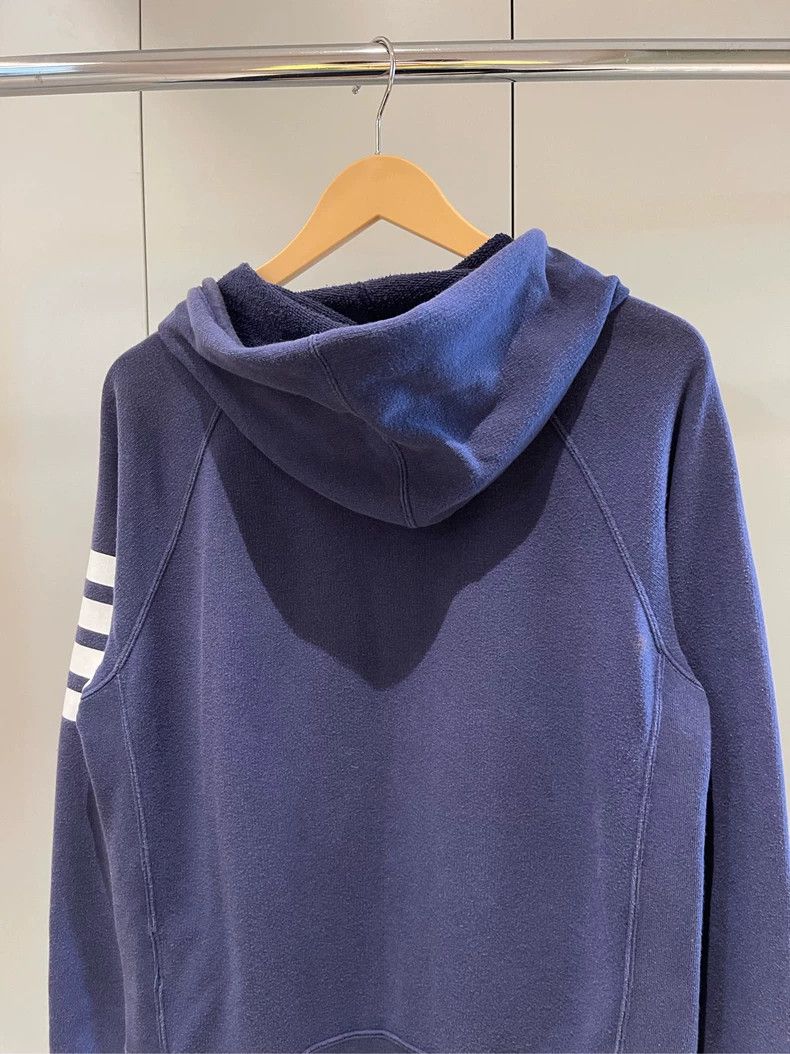 Thom Browne Thom browne Dark blue classic four-striped hooded zipper ja Size US S / EU 44-46 / 1 - 5 Thumbnail