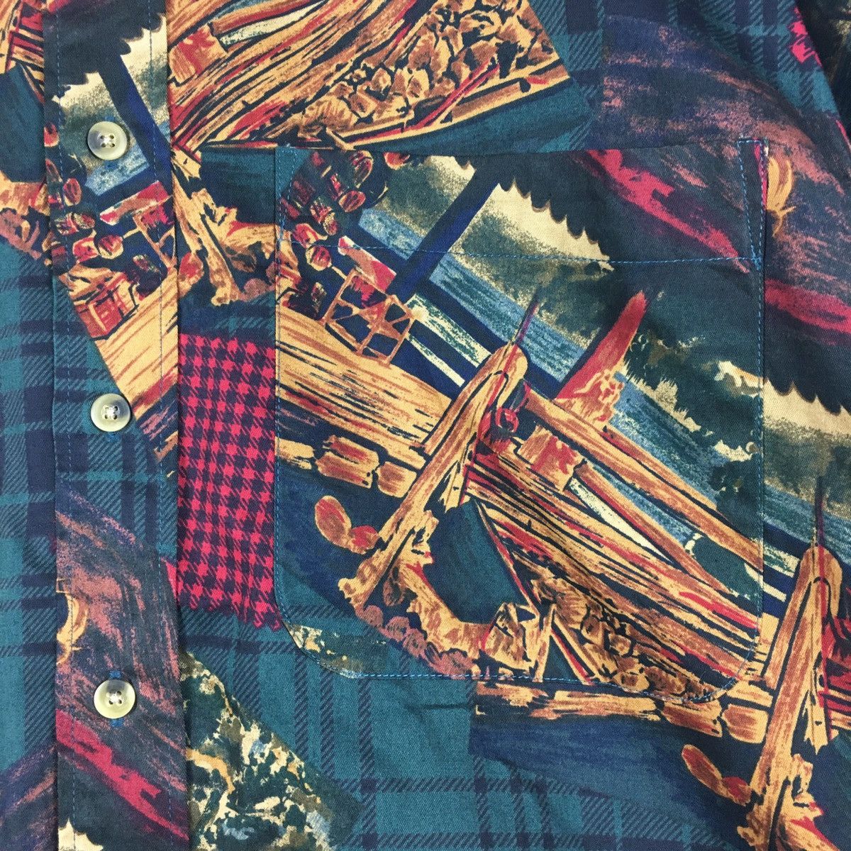 Nautica × Vintage Vintage Nautica Long Sleeve Button Ups Shirt Size US M / EU 48-50 / 2 - 5 Thumbnail