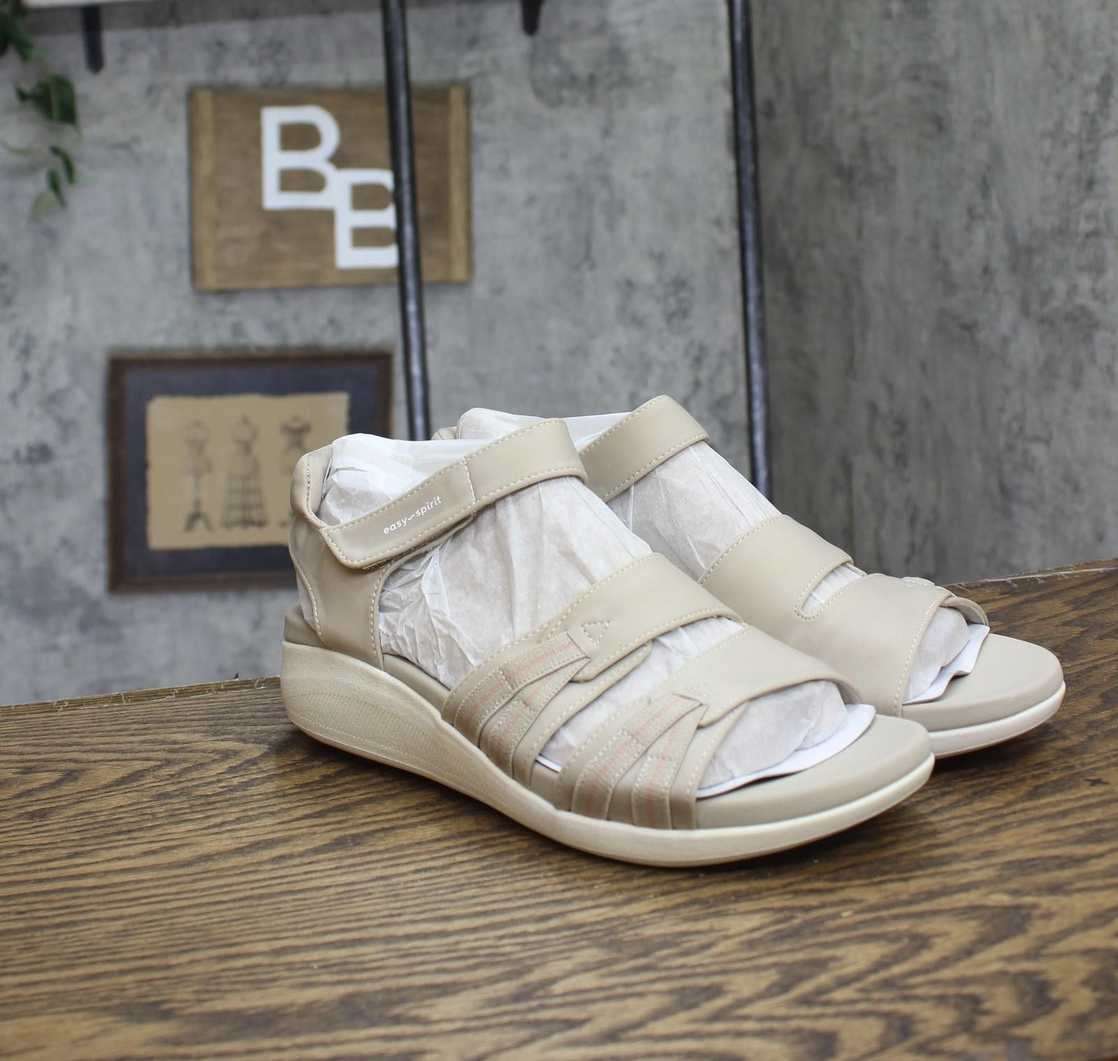 Other Nwt Easy Spirit Weber Sandal Strappy Seweber2 Taupe Brown 8m Size US 8 / IT 38 - 1 Thumbnail